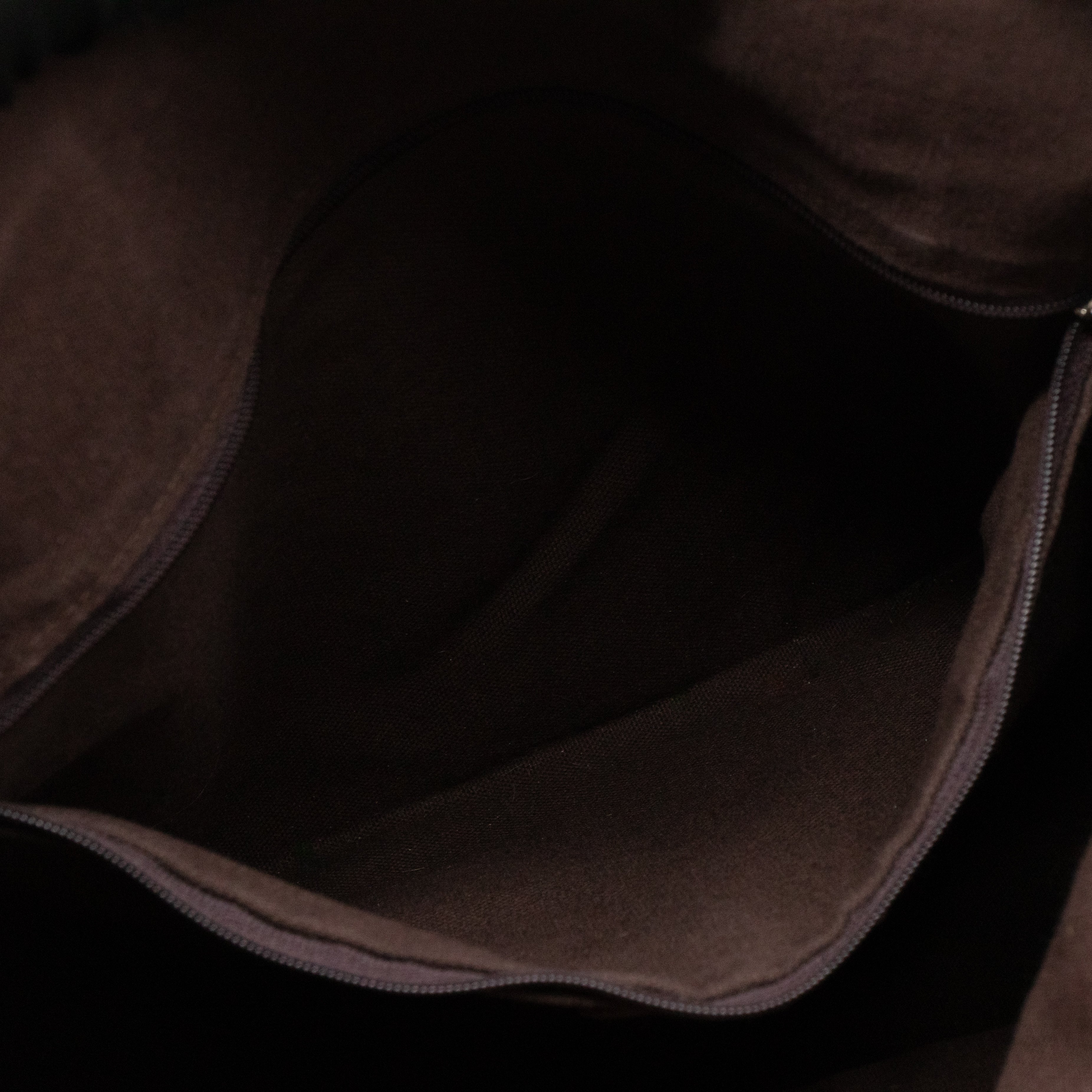 Large Alice Zipped Tote Brown Grain Leather