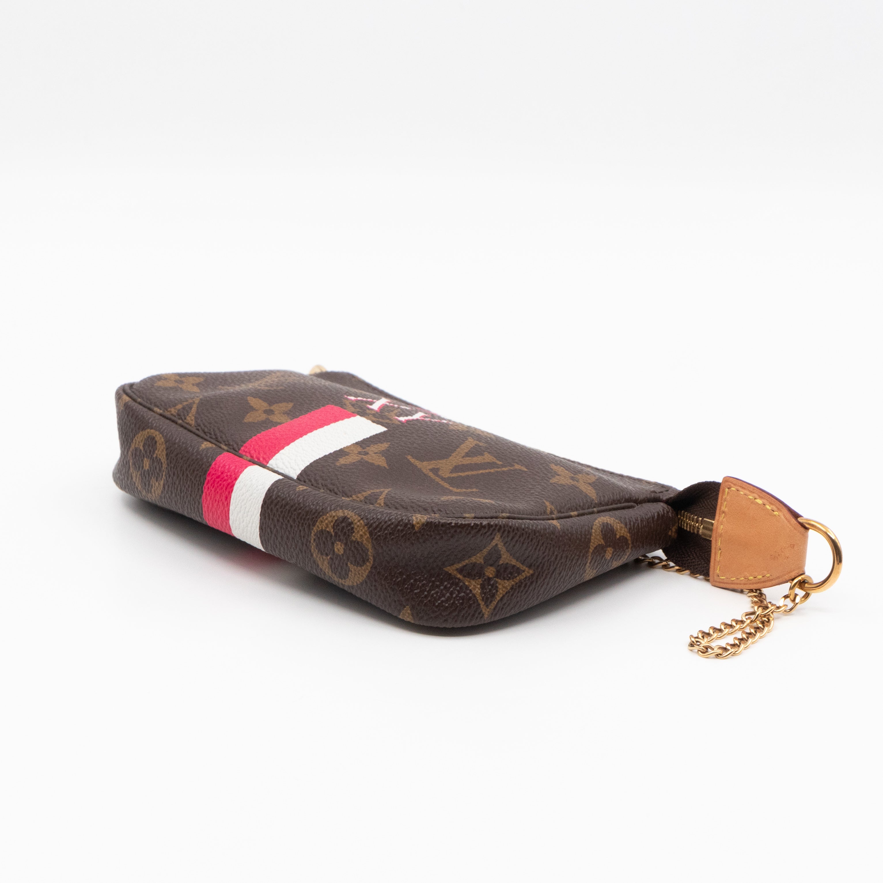 Mini Pochette Accessoires Monogram My LV Heritage Fuchsia White