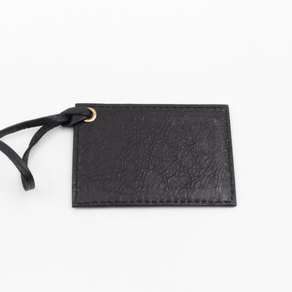 Giant 21 Envelope Clutch Black Leather Gold