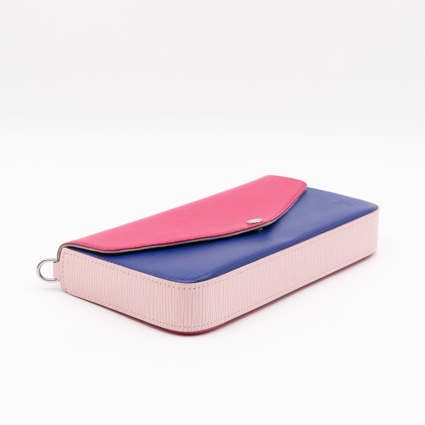 Pochette Felicie Pink & Blue Epi Leather