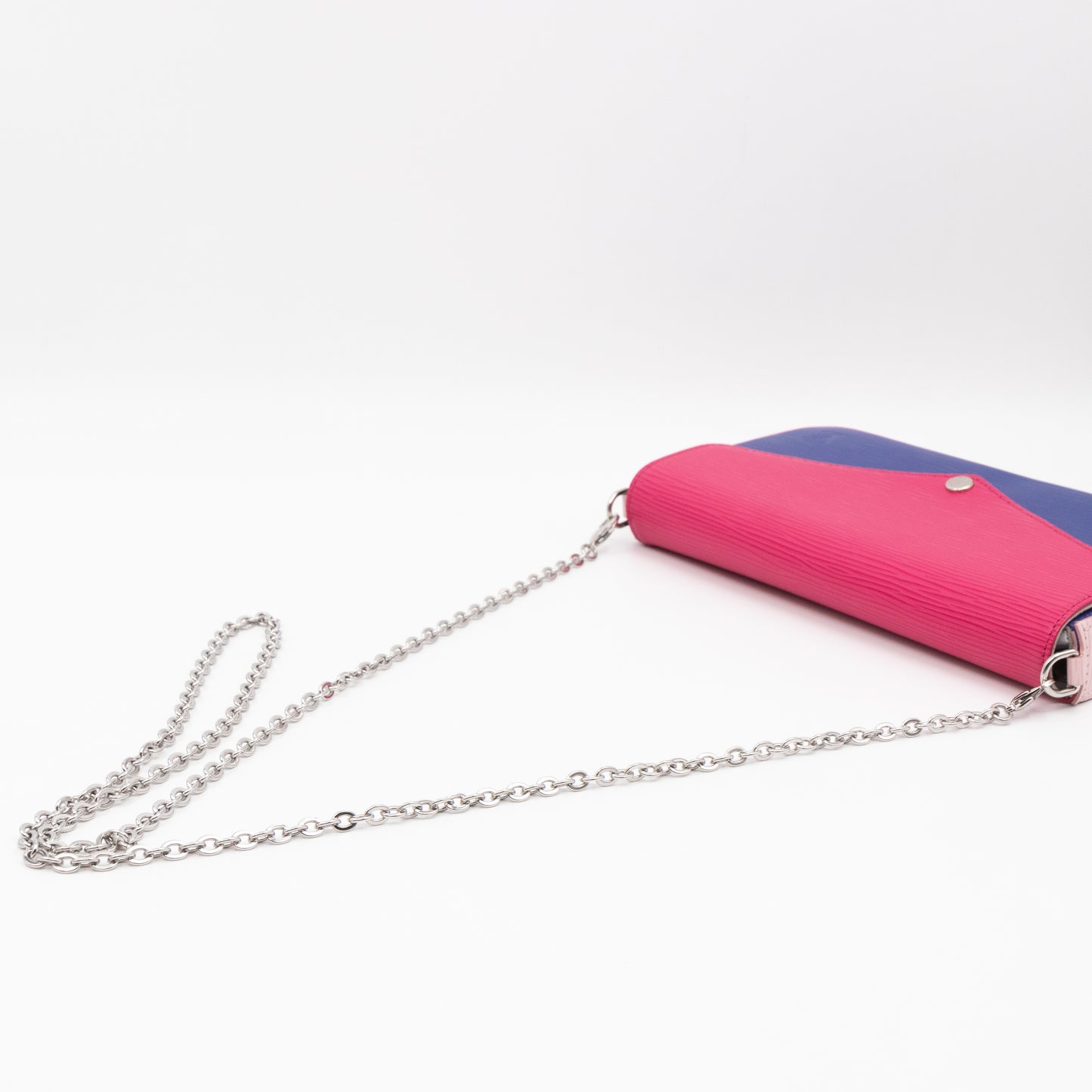 Pochette Felicie Pink & Blue Epi Leather