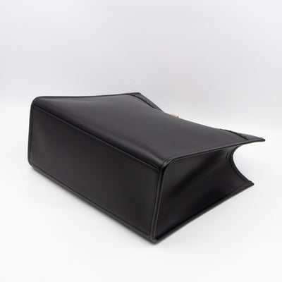 Sunshine Medium Black Leather