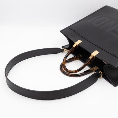 Sunshine Medium Black Leather