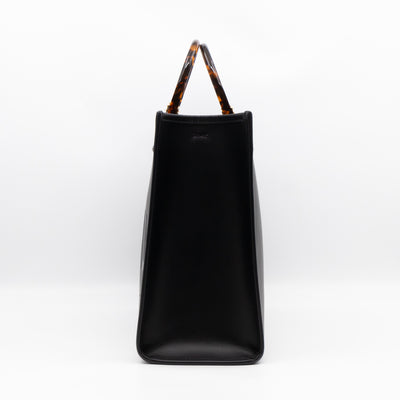 Sunshine Medium Black Leather