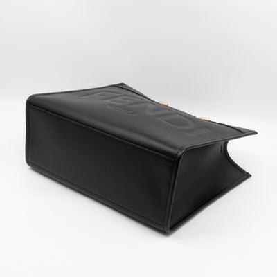 Sunshine Medium Black Leather