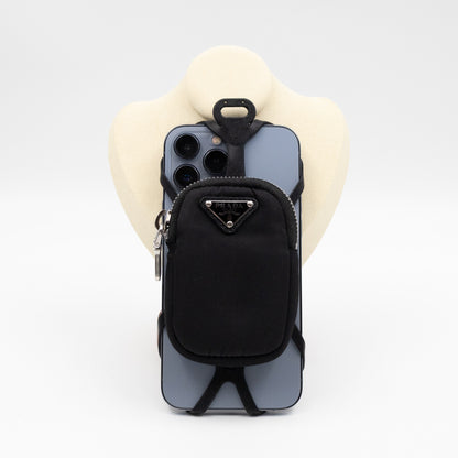Phone Holder Black Nylon