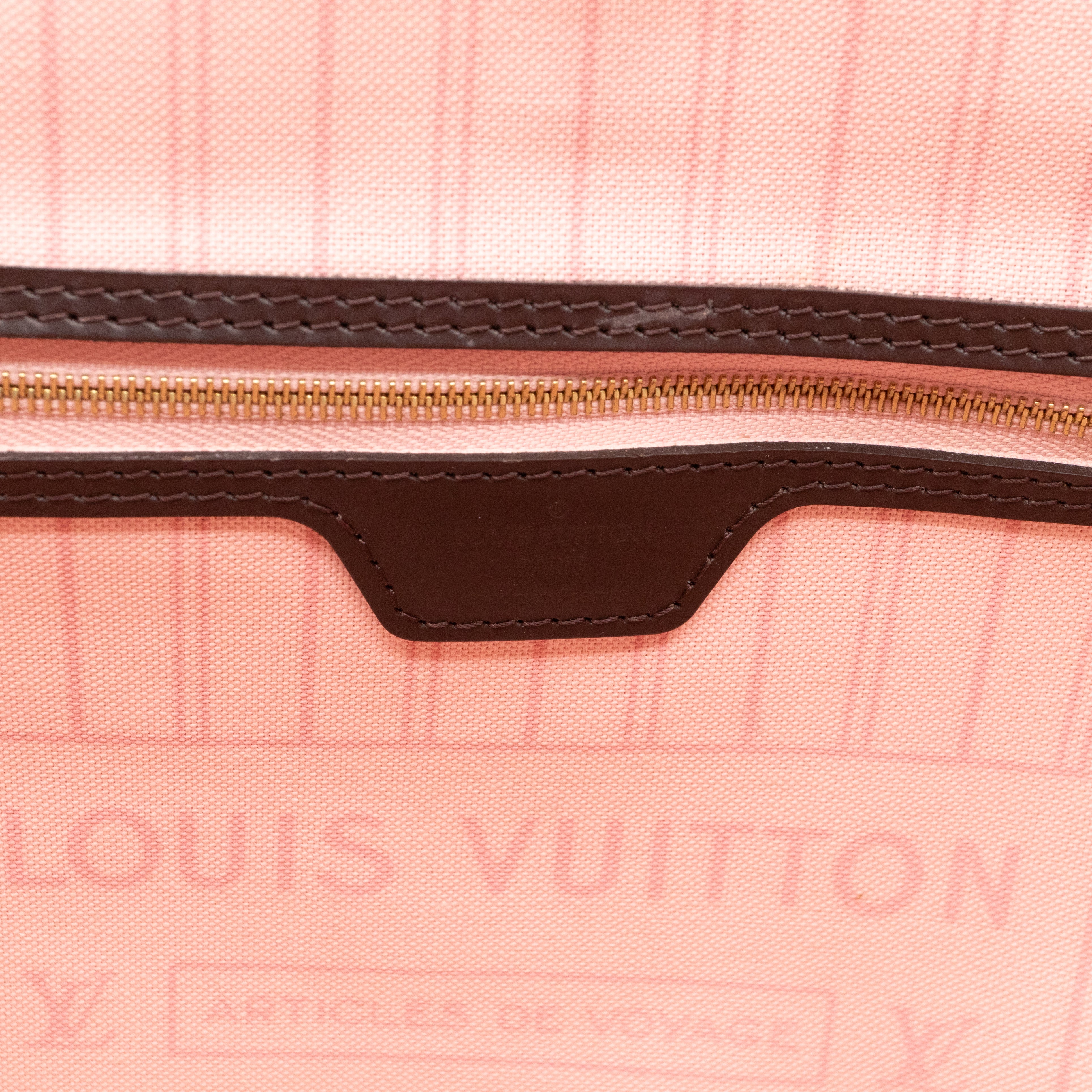 Neverfull MM Damier Ebene Rose Ballerine