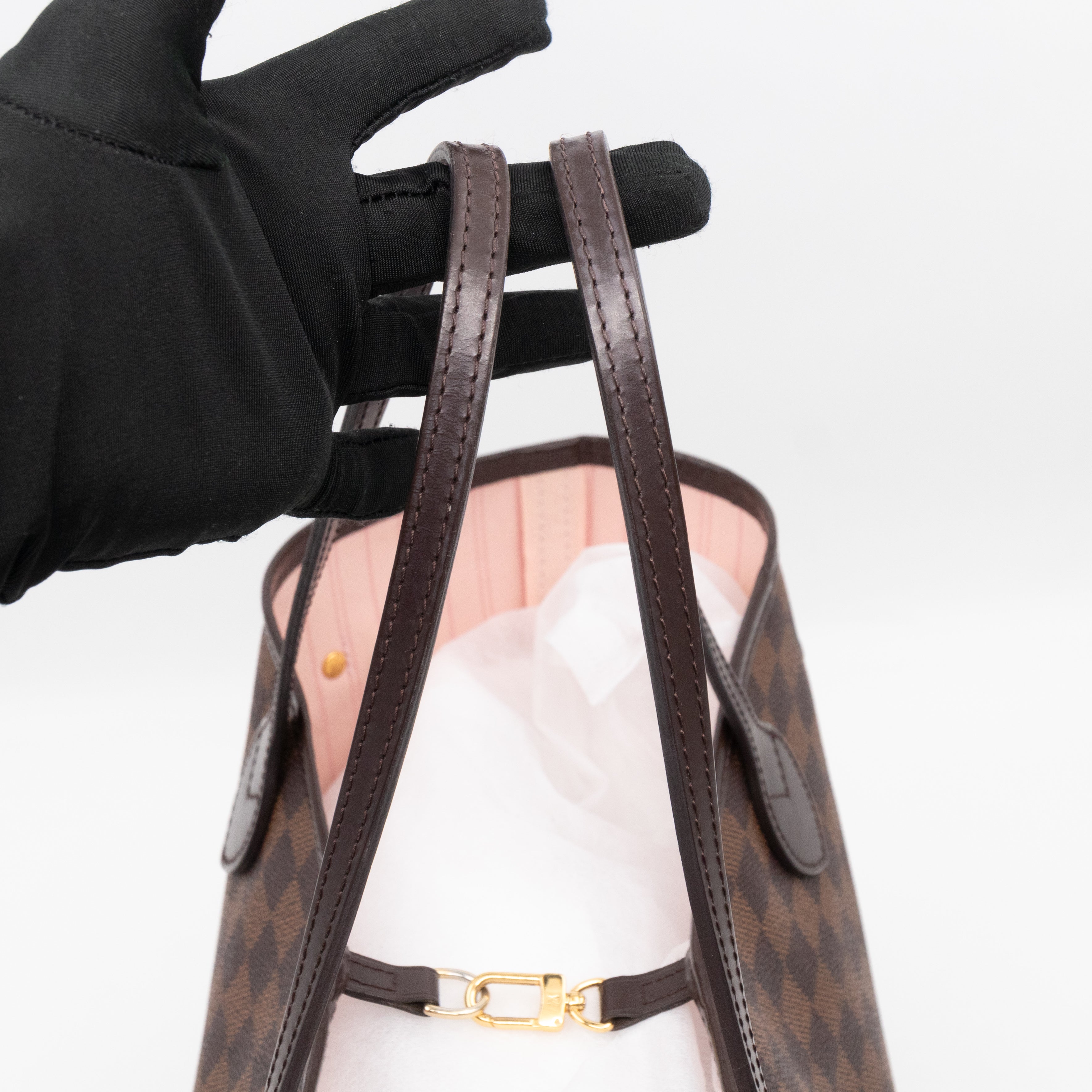 Neverfull MM Damier Ebene Rose Ballerine
