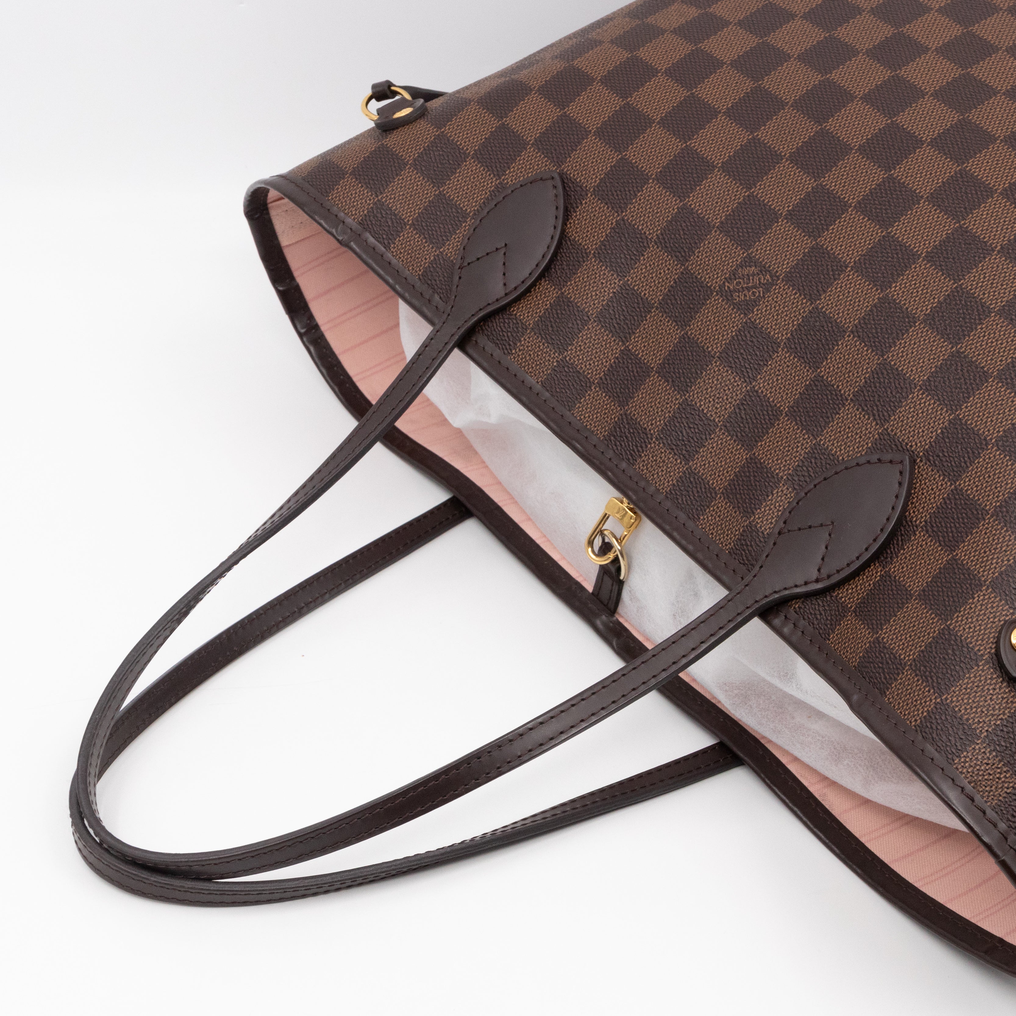 Neverfull MM Damier Ebene Rose Ballerine