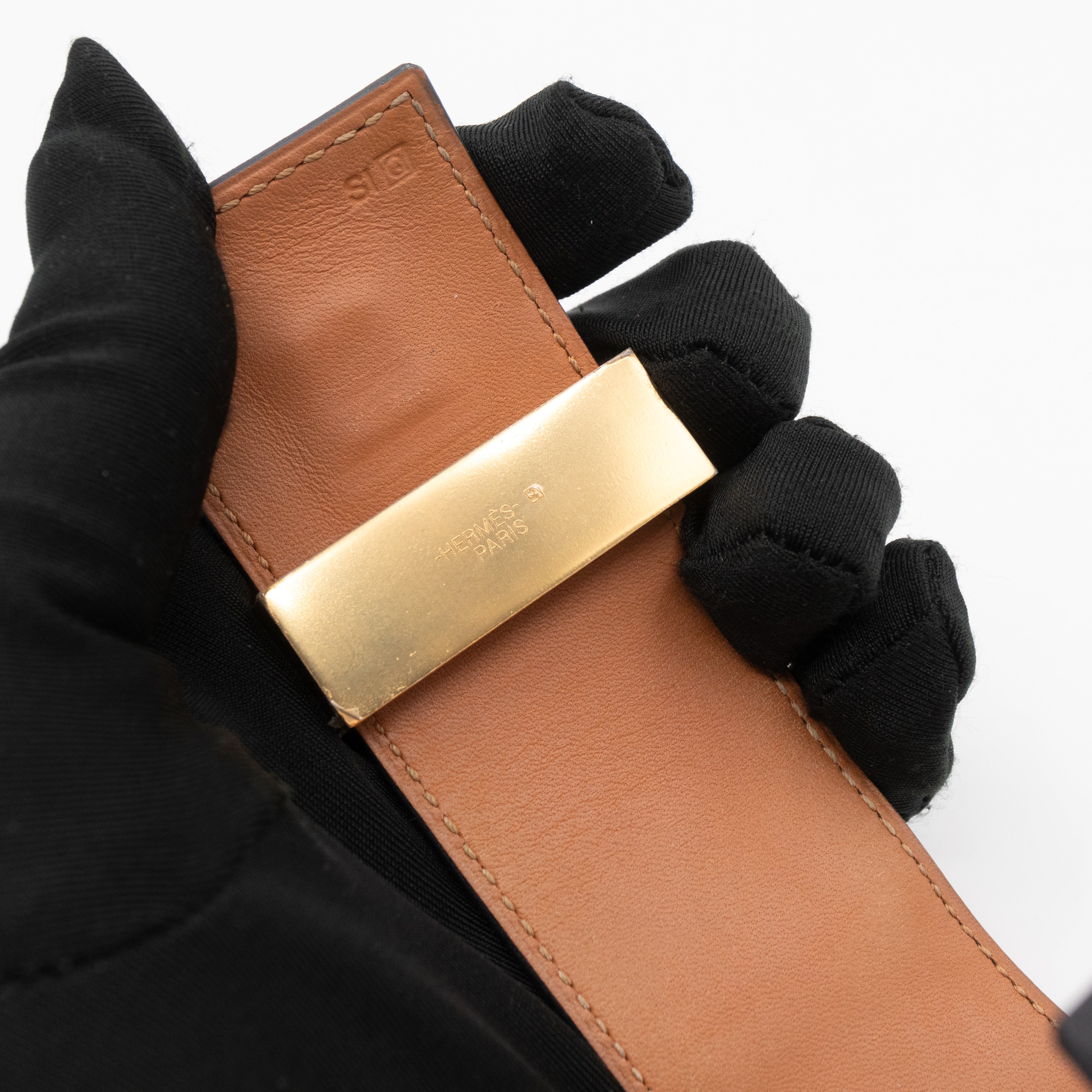 Collier de Chien Bracelet Gold & Black Leather