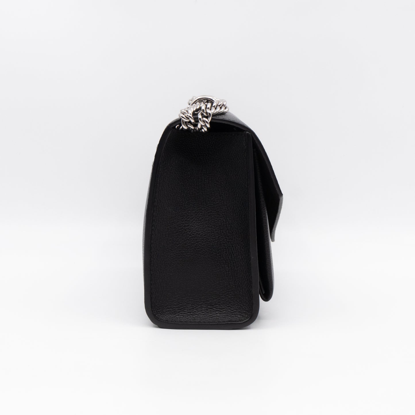 Mylockme Chain Bag Black Leather