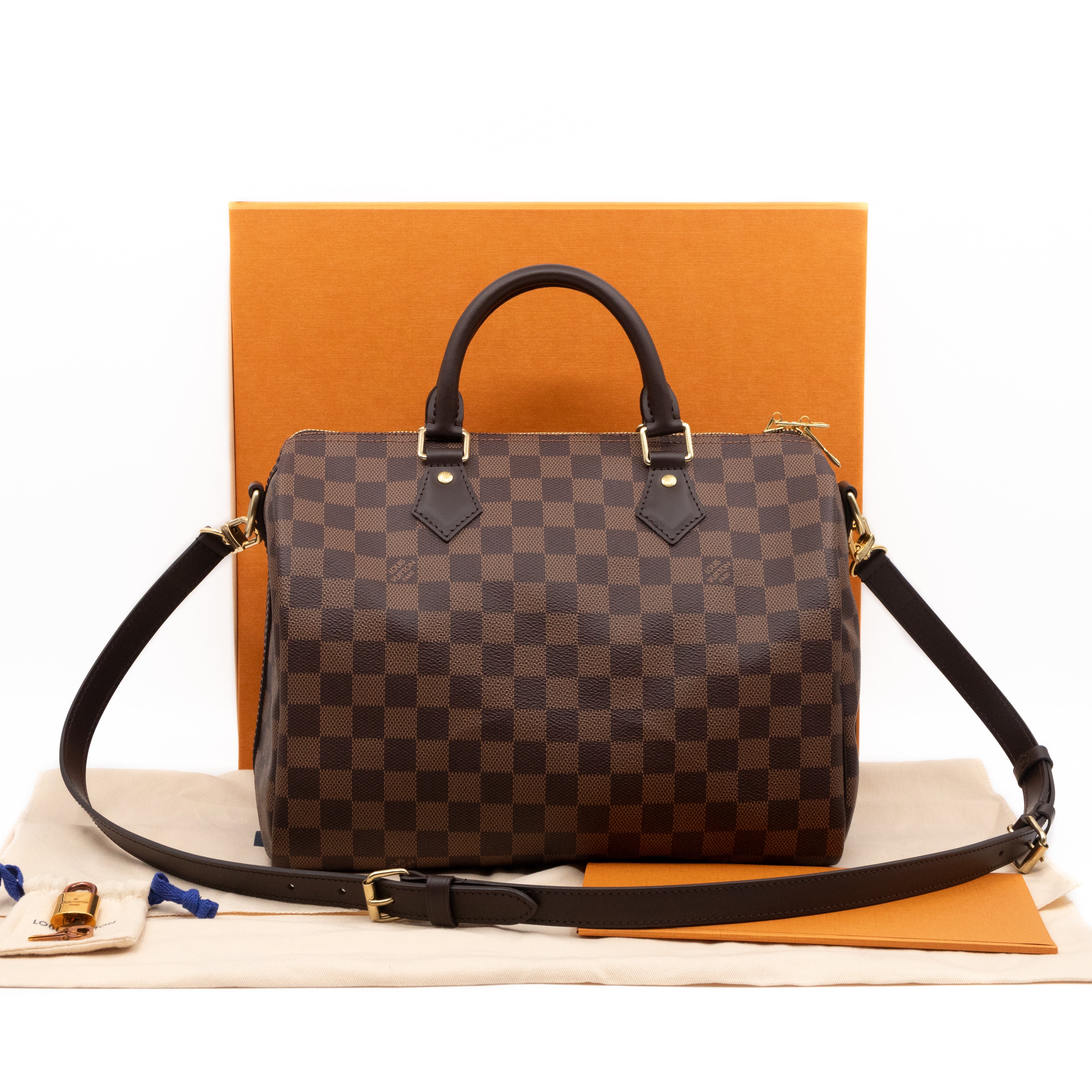 Speedy 30 Bandouliere Damier Ebene
