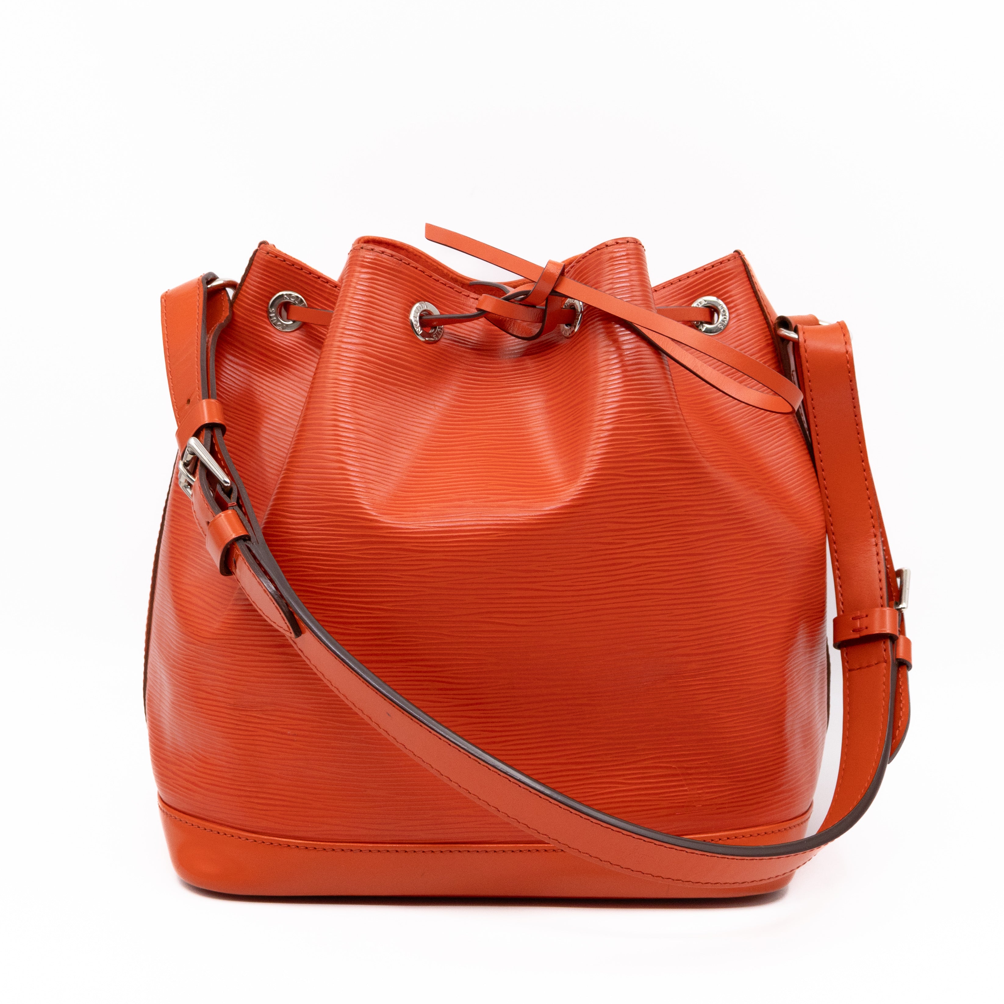 Petit Noe Orange Epi Leather