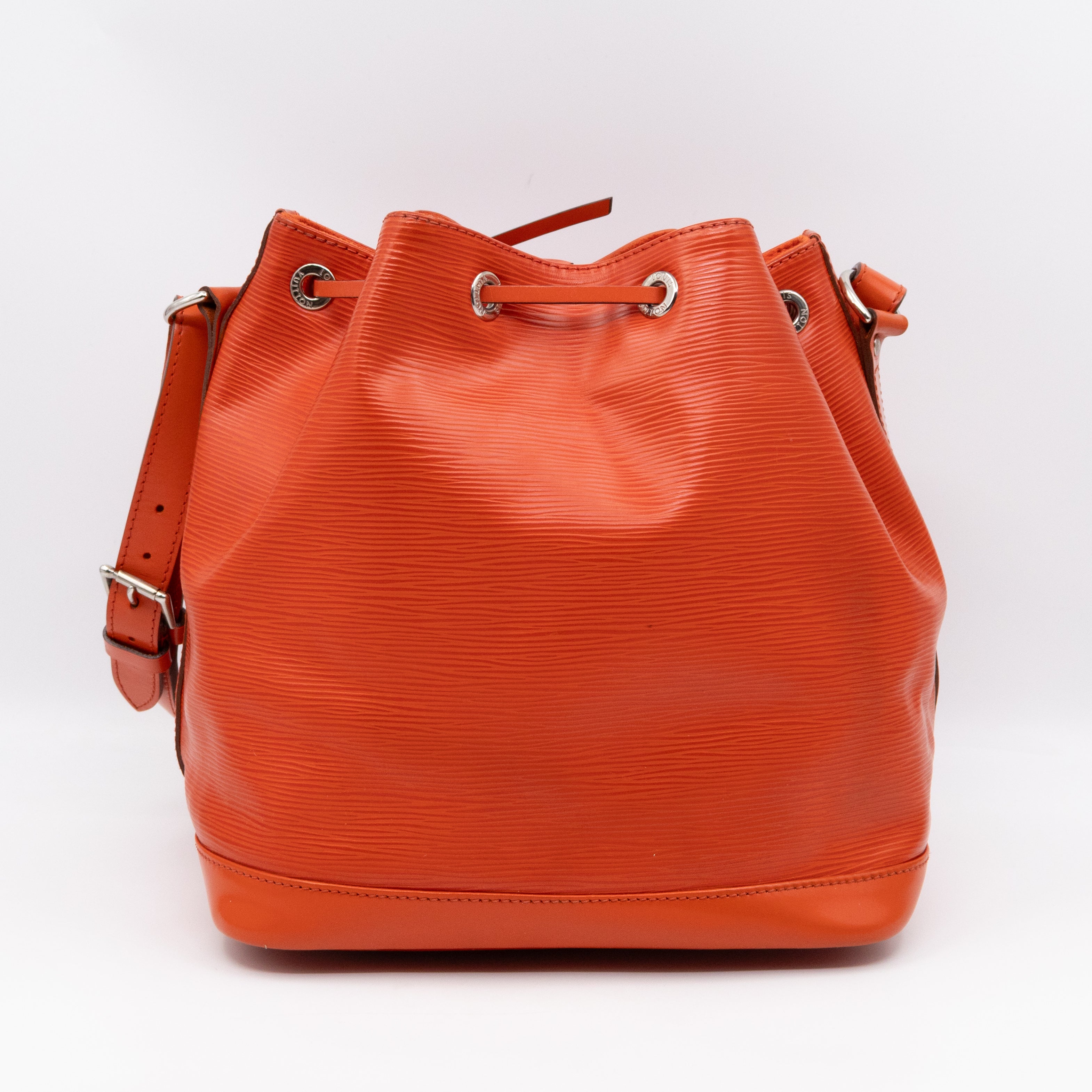 Petit Noe Orange Epi Leather