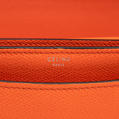Medium Case Shoulder Bag Orange Leather