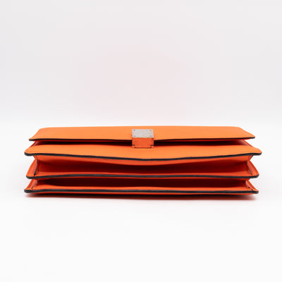 Medium Case Shoulder Bag Orange Leather
