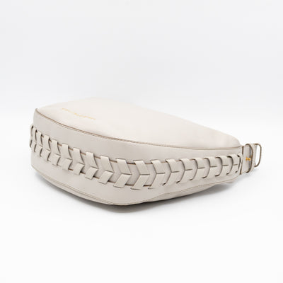 Medium Zip Hobo Shoulder Bag Clay