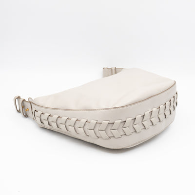 Medium Zip Hobo Shoulder Bag Clay