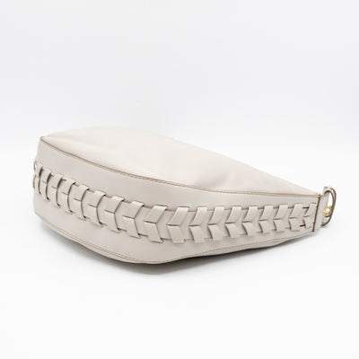 Medium Zip Hobo Shoulder Bag Clay