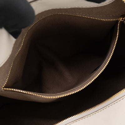 Medium Zip Hobo Shoulder Bag Clay