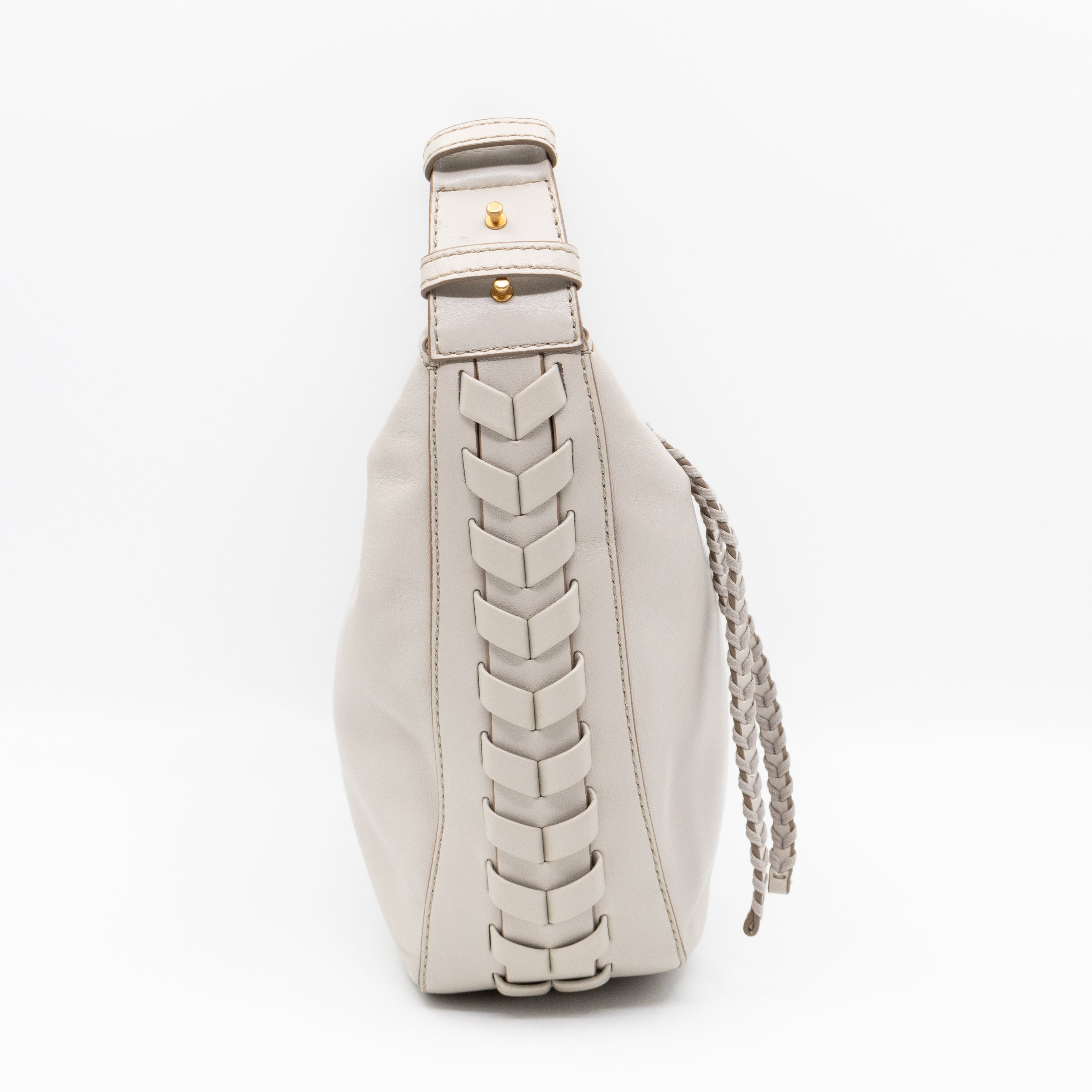 Medium Zip Hobo Clay Shoulder Bag