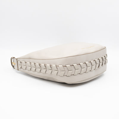 Medium Zip Hobo Shoulder Bag Clay