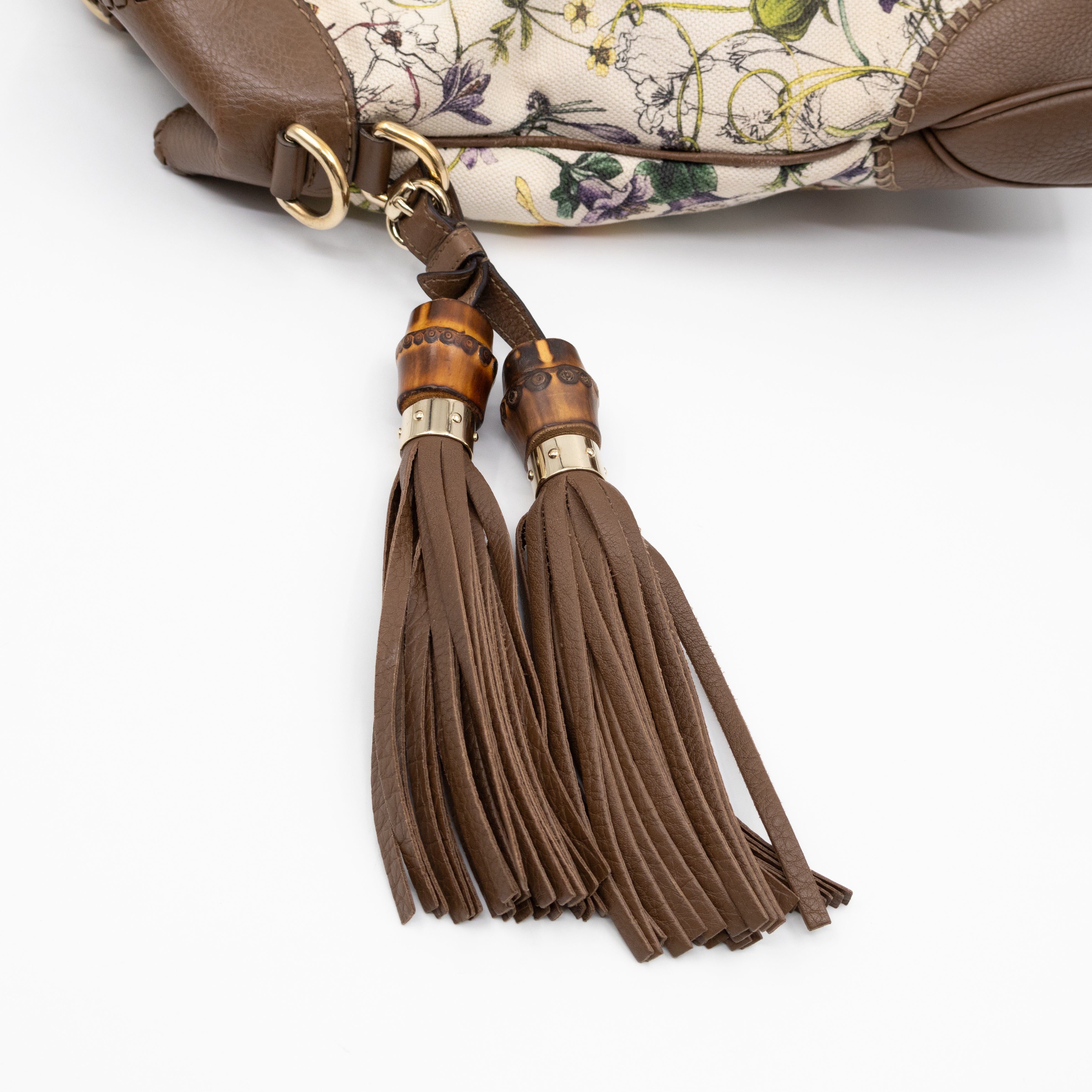 Jackie Two-way Shoulder Bag Floral Canvas