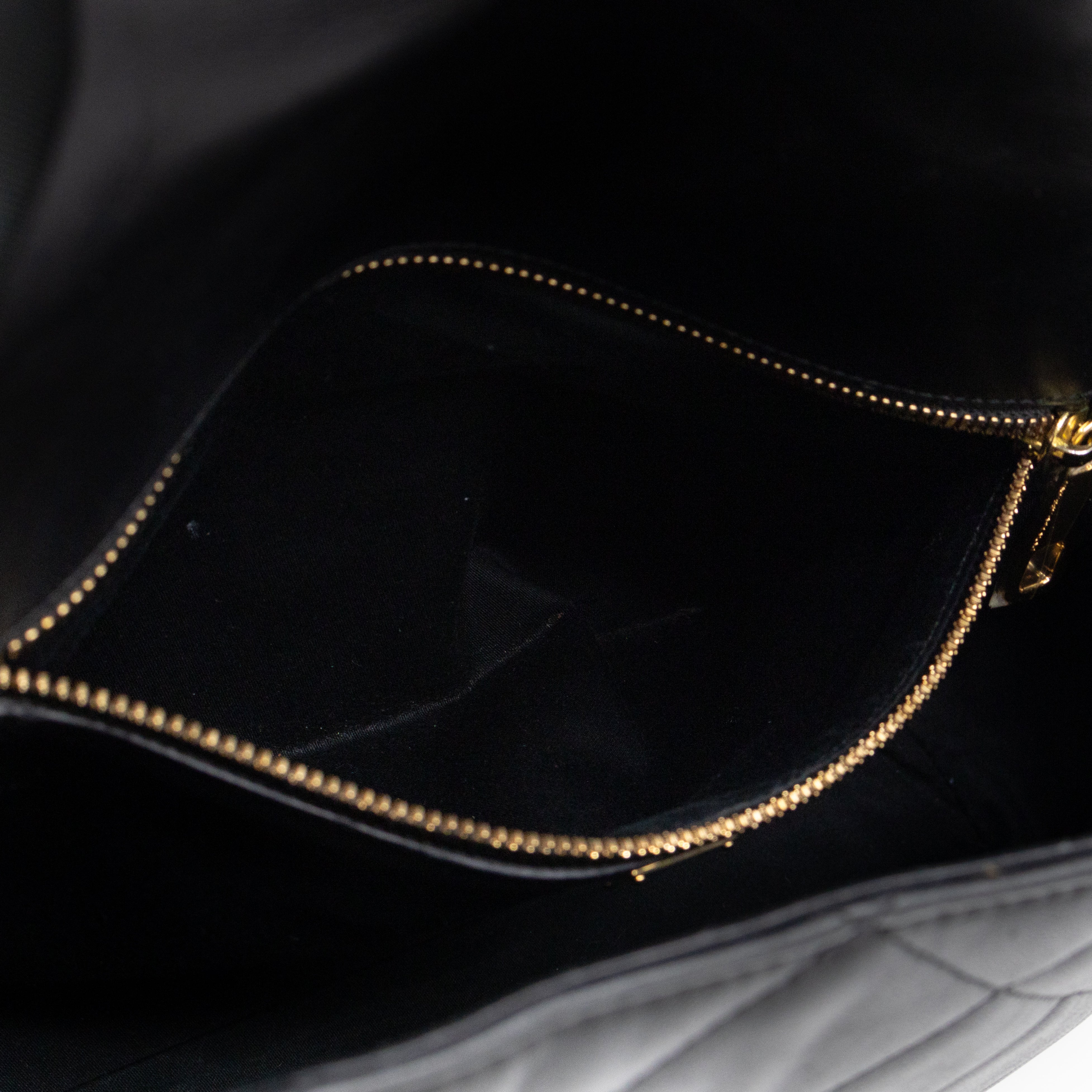 Miss Kate Quilted Black Leather