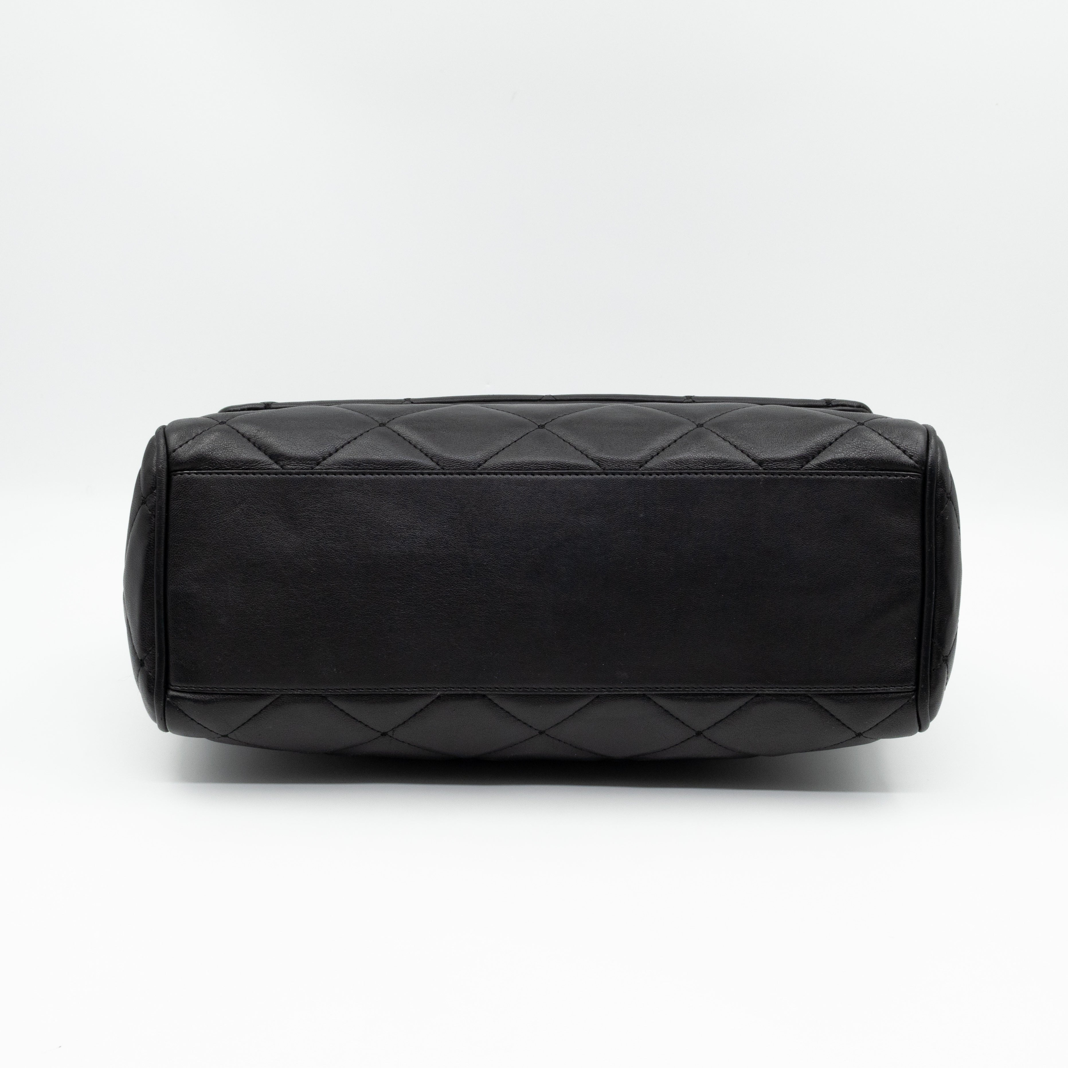 Miss Kate Quilted Black Leather
