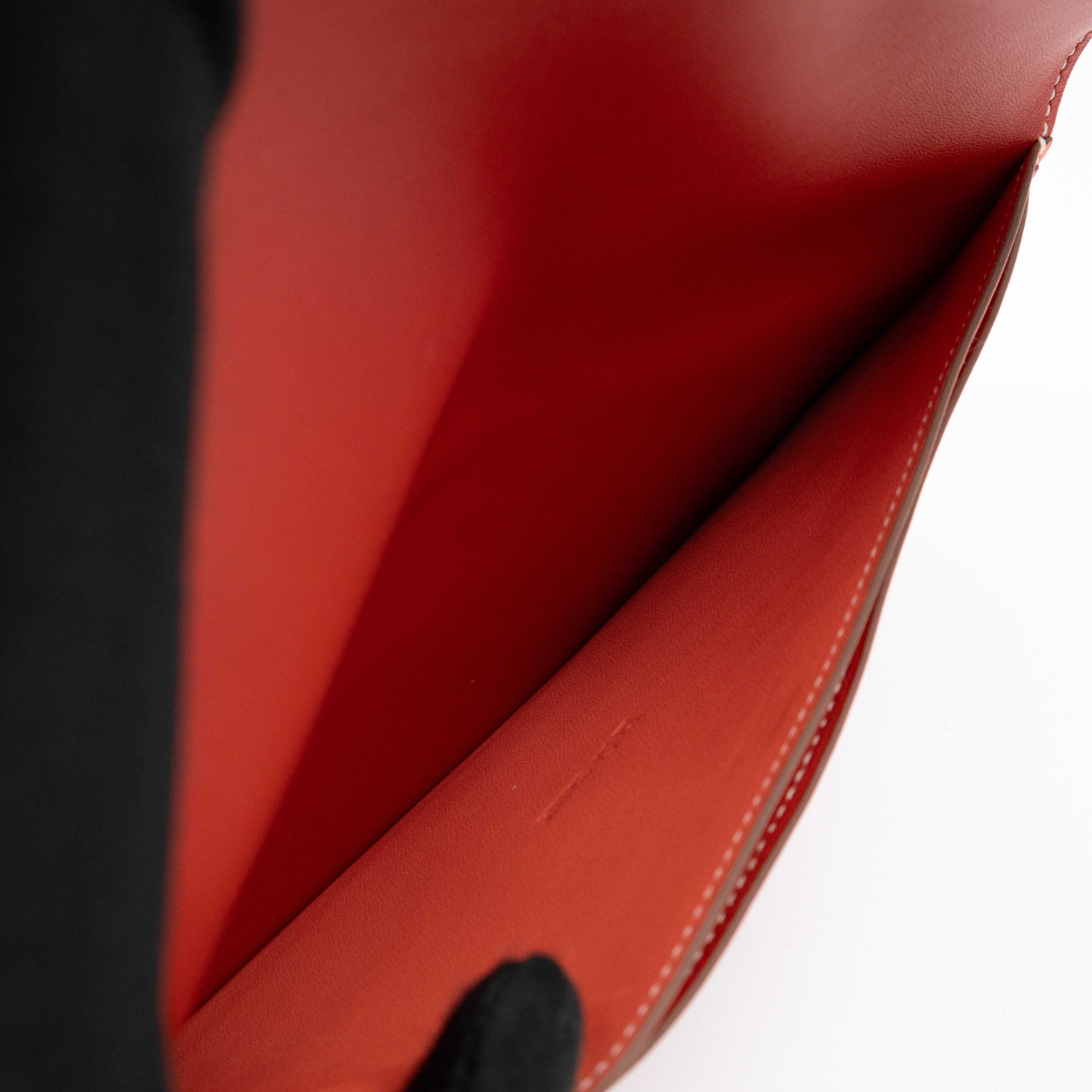 Dogon Long Wallet Sanguine Crevette Leather
