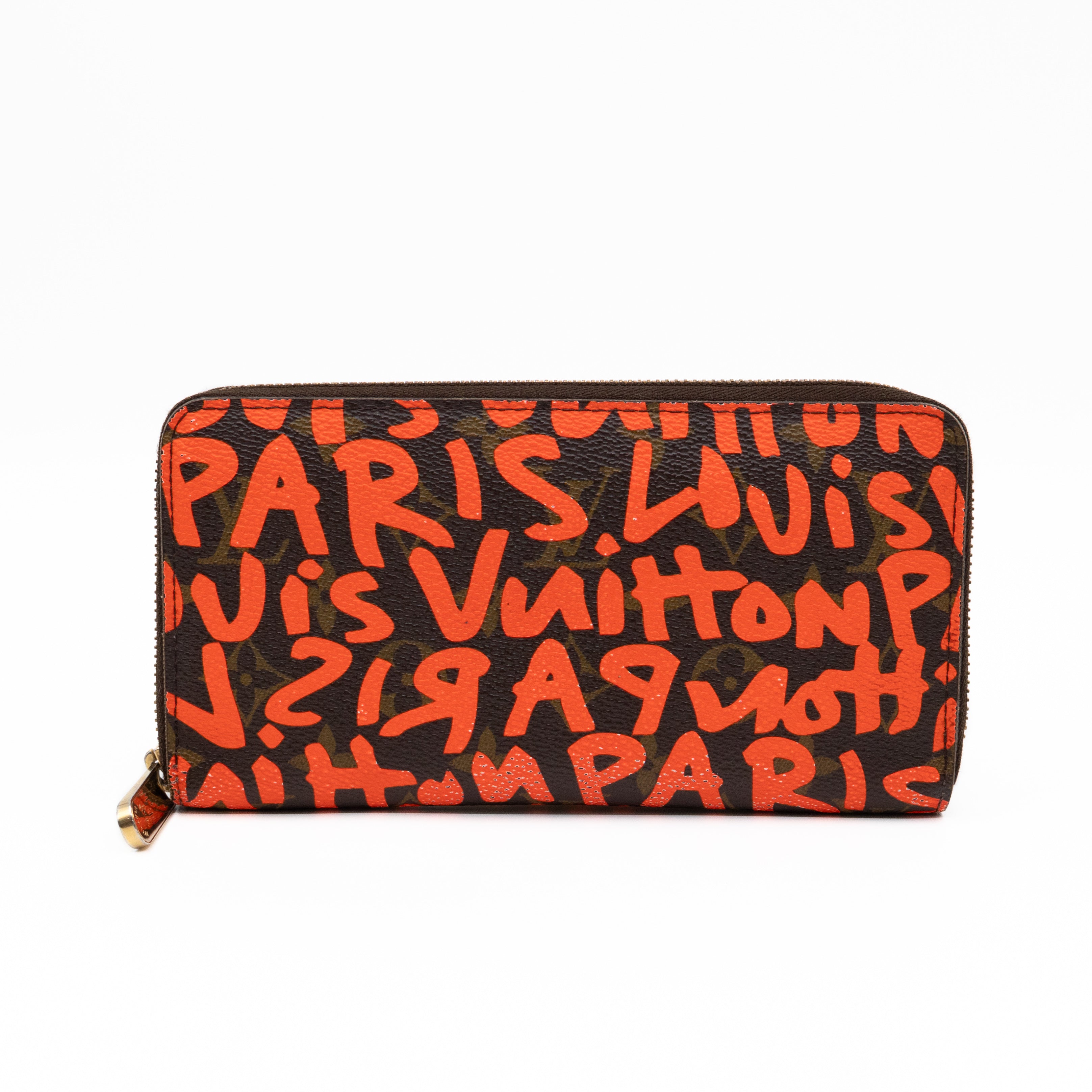 Zippy Wallet Monogram Graffiti Orange