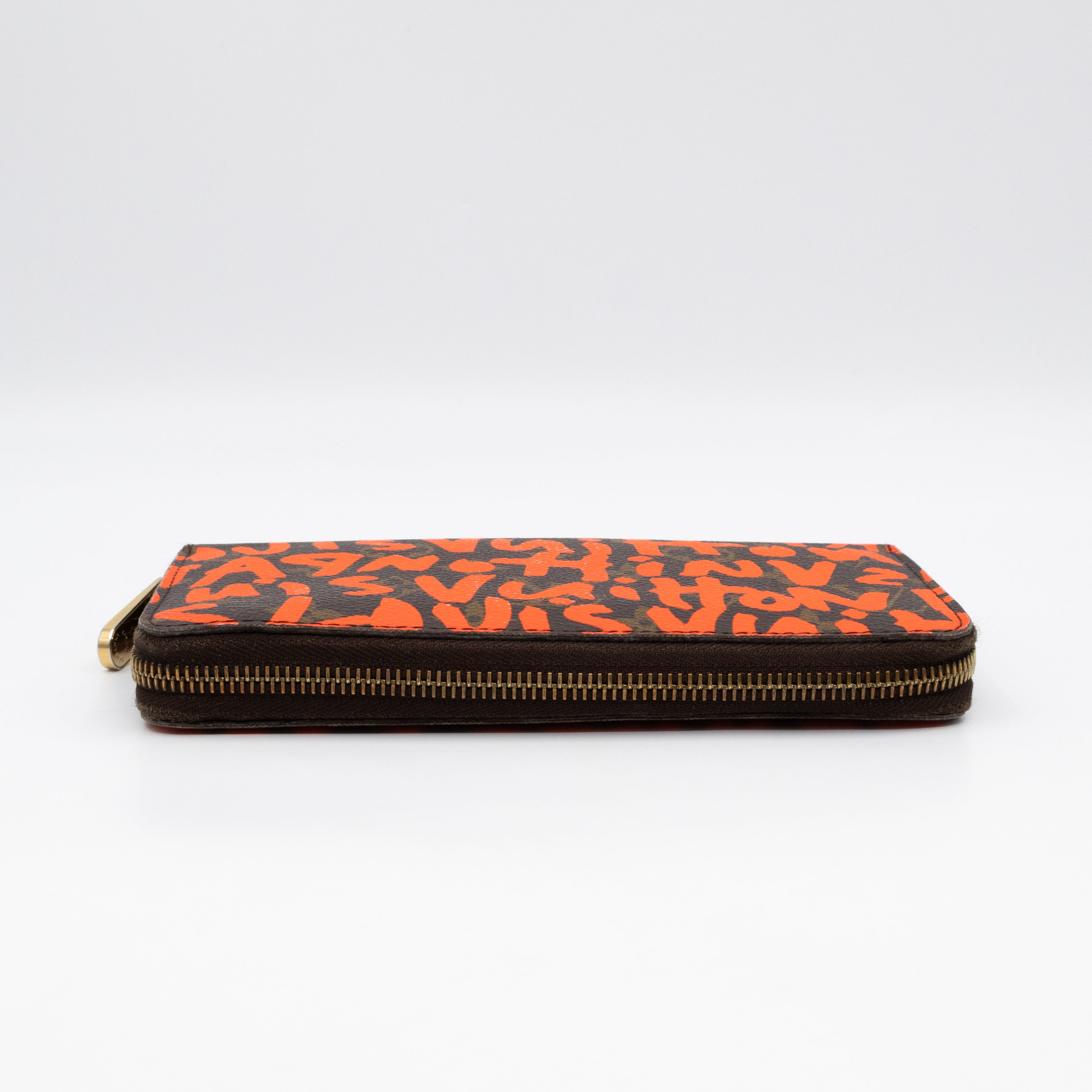 Zippy Wallet Monogram Graffiti Orange
