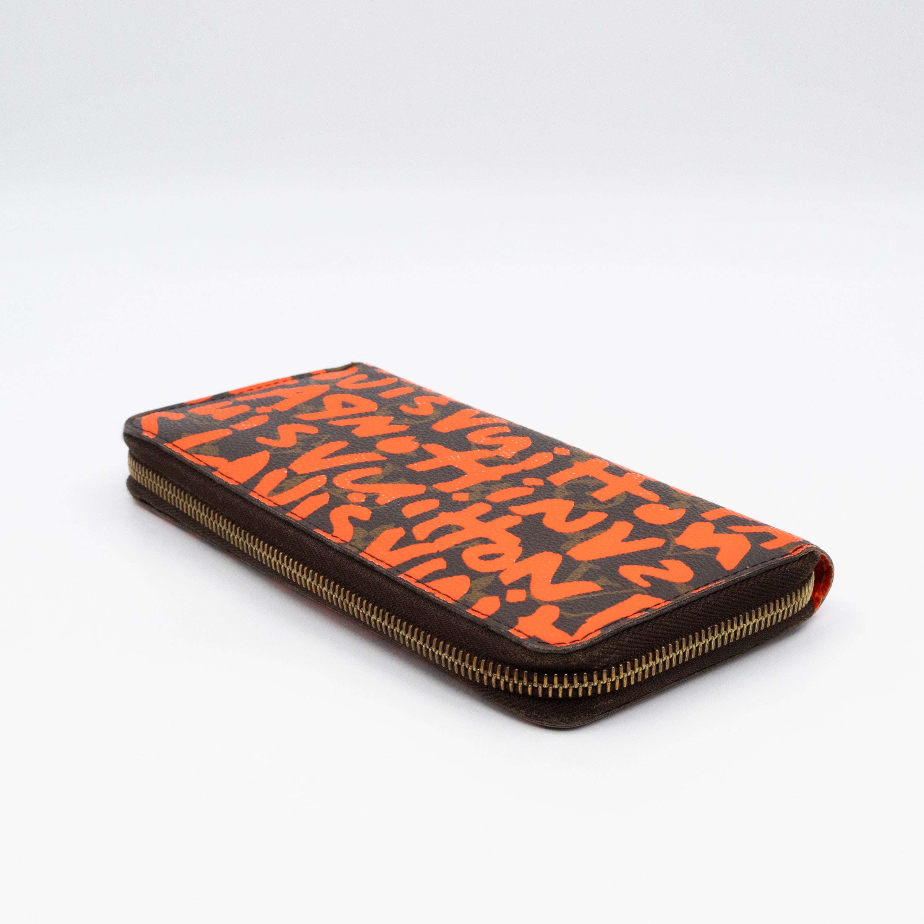 Zippy Wallet Monogram Graffiti Orange