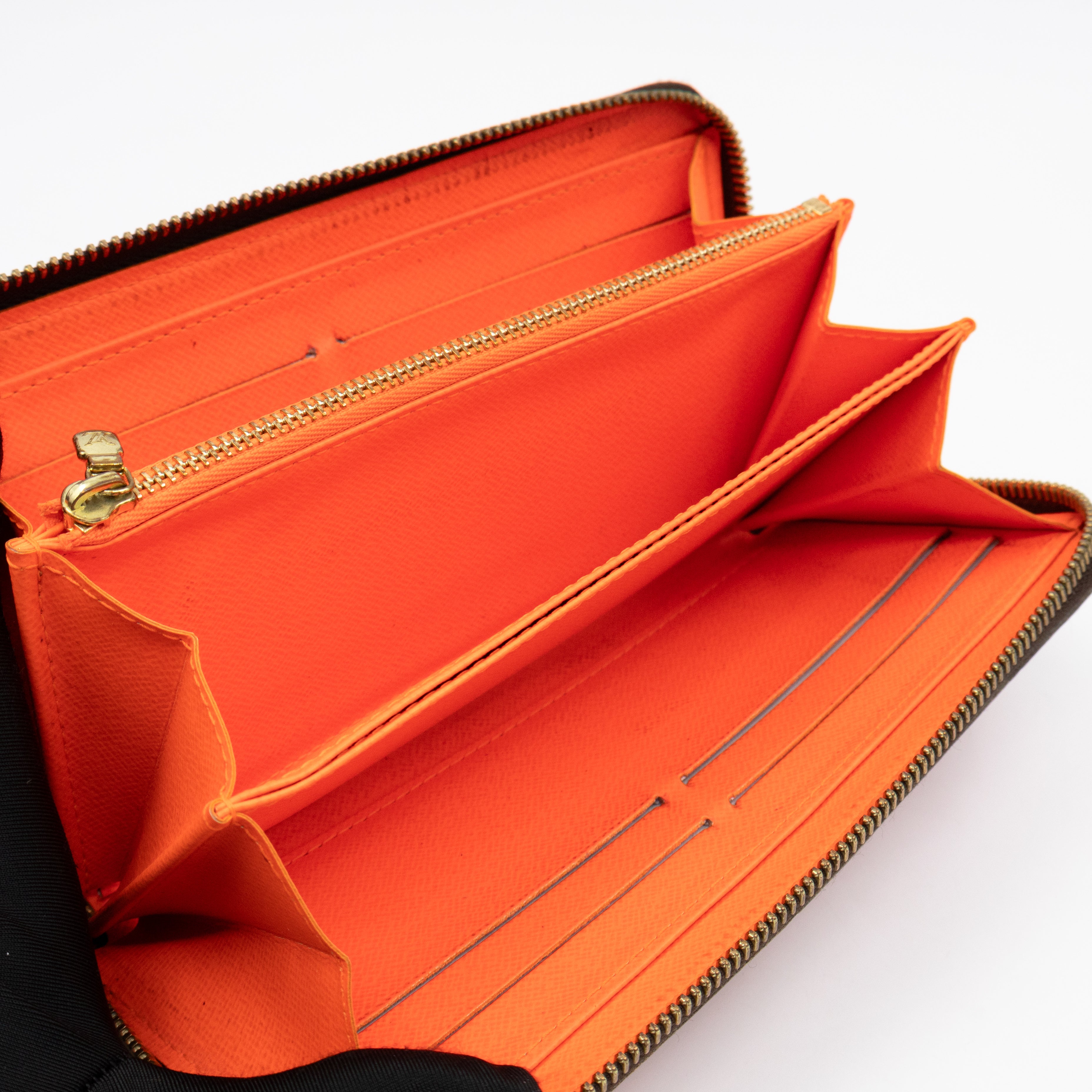 Zippy Wallet Monogram Graffiti Orange