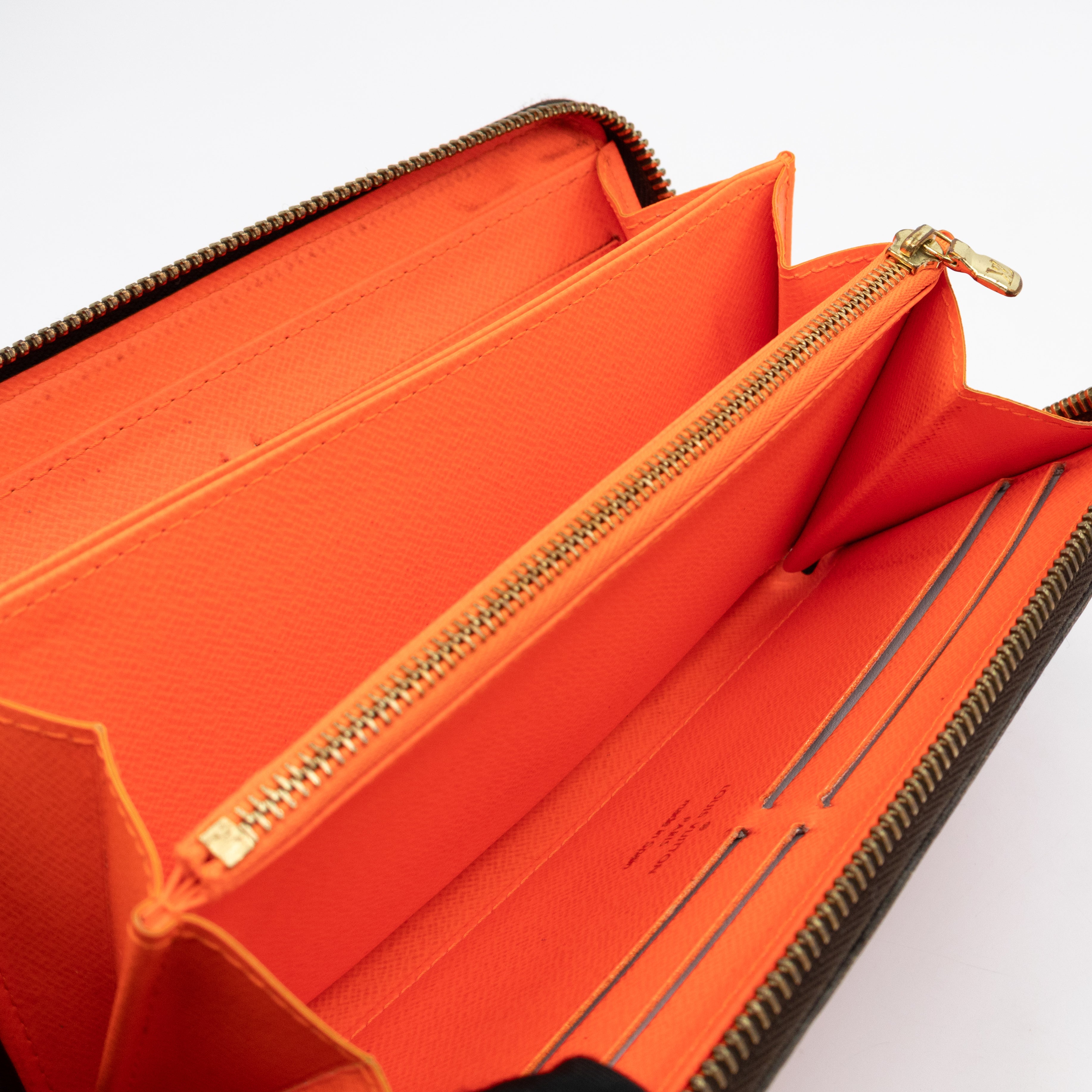 Zippy Wallet Monogram Graffiti Orange