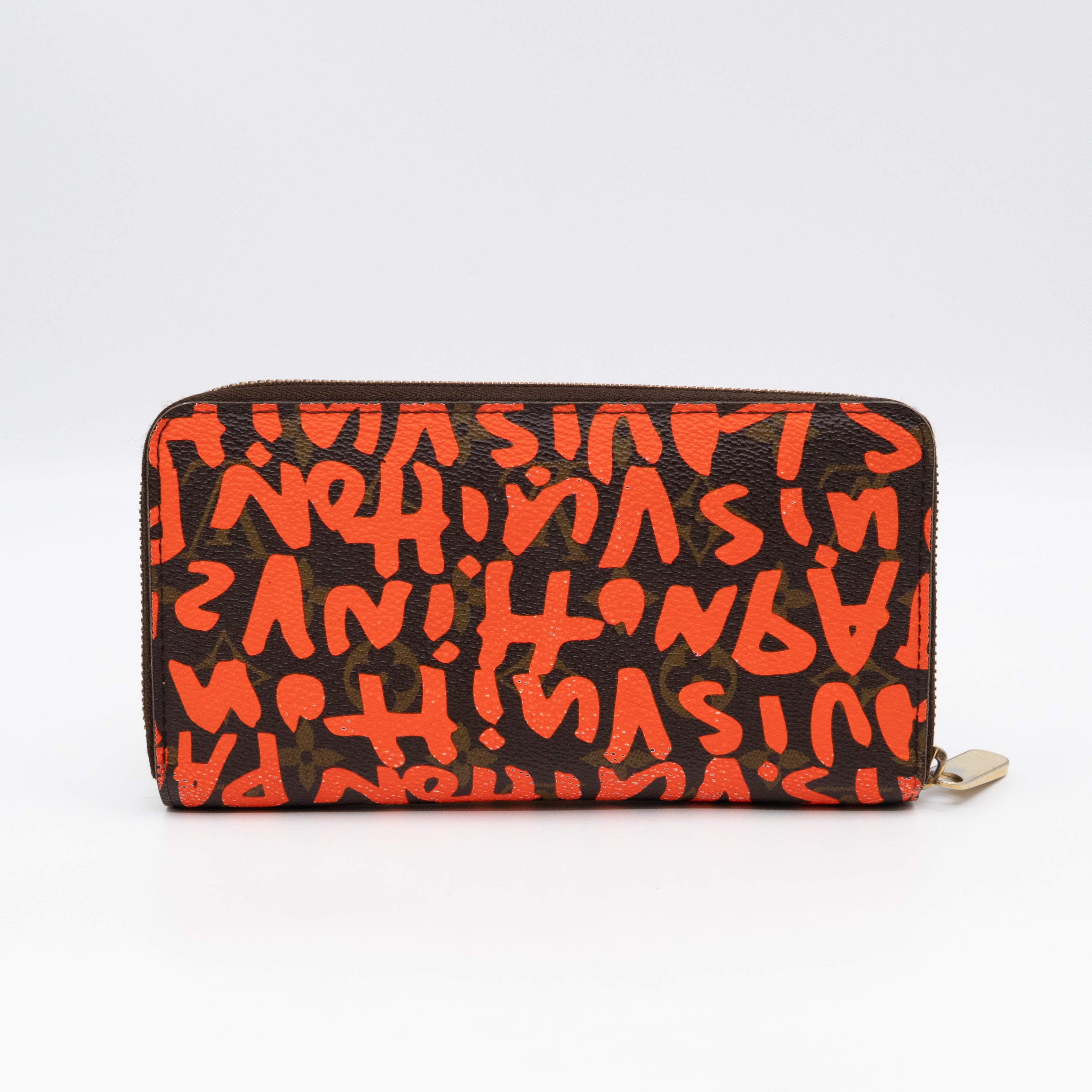 Zippy Wallet Monogram Graffiti Orange