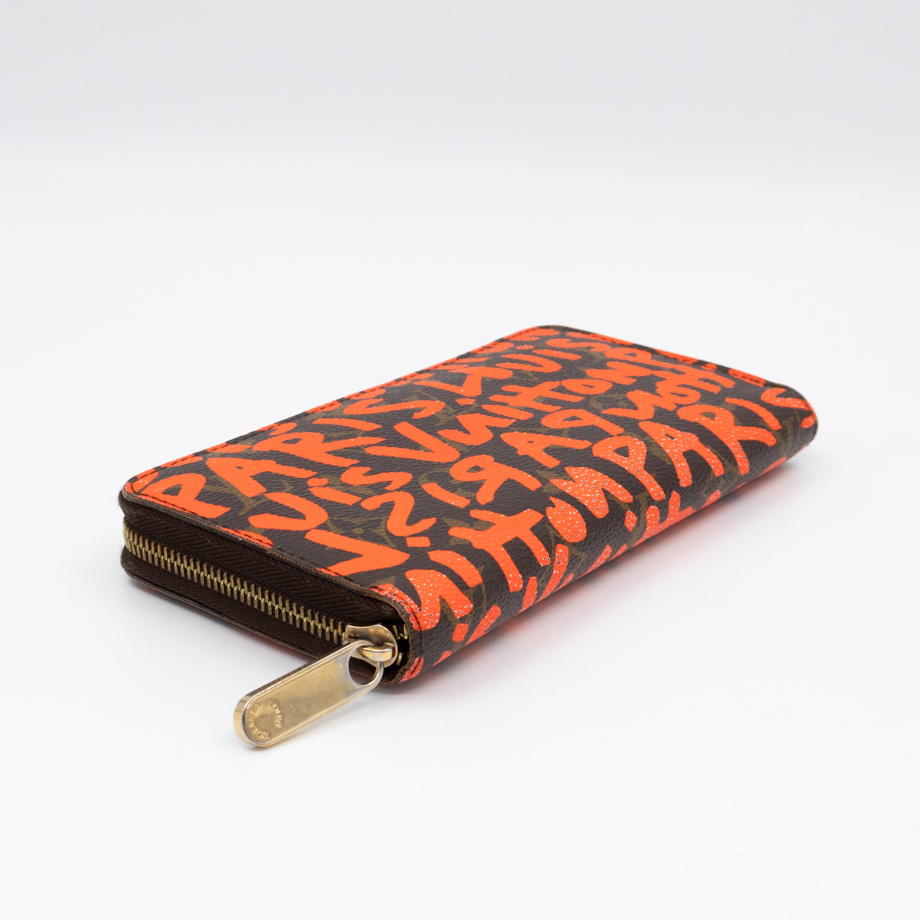 Zippy Wallet Monogram Graffiti Orange