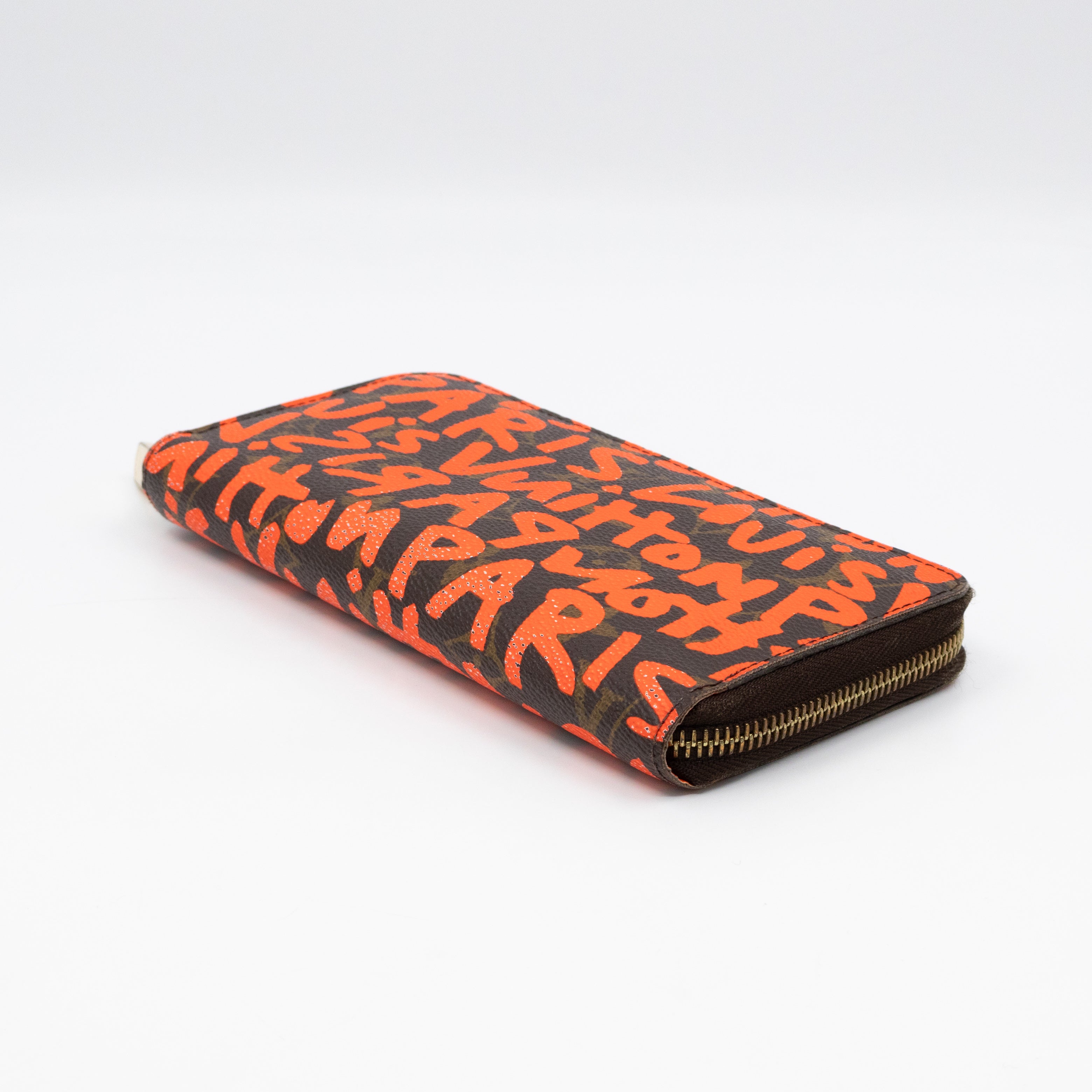 Zippy Wallet Monogram Graffiti Orange