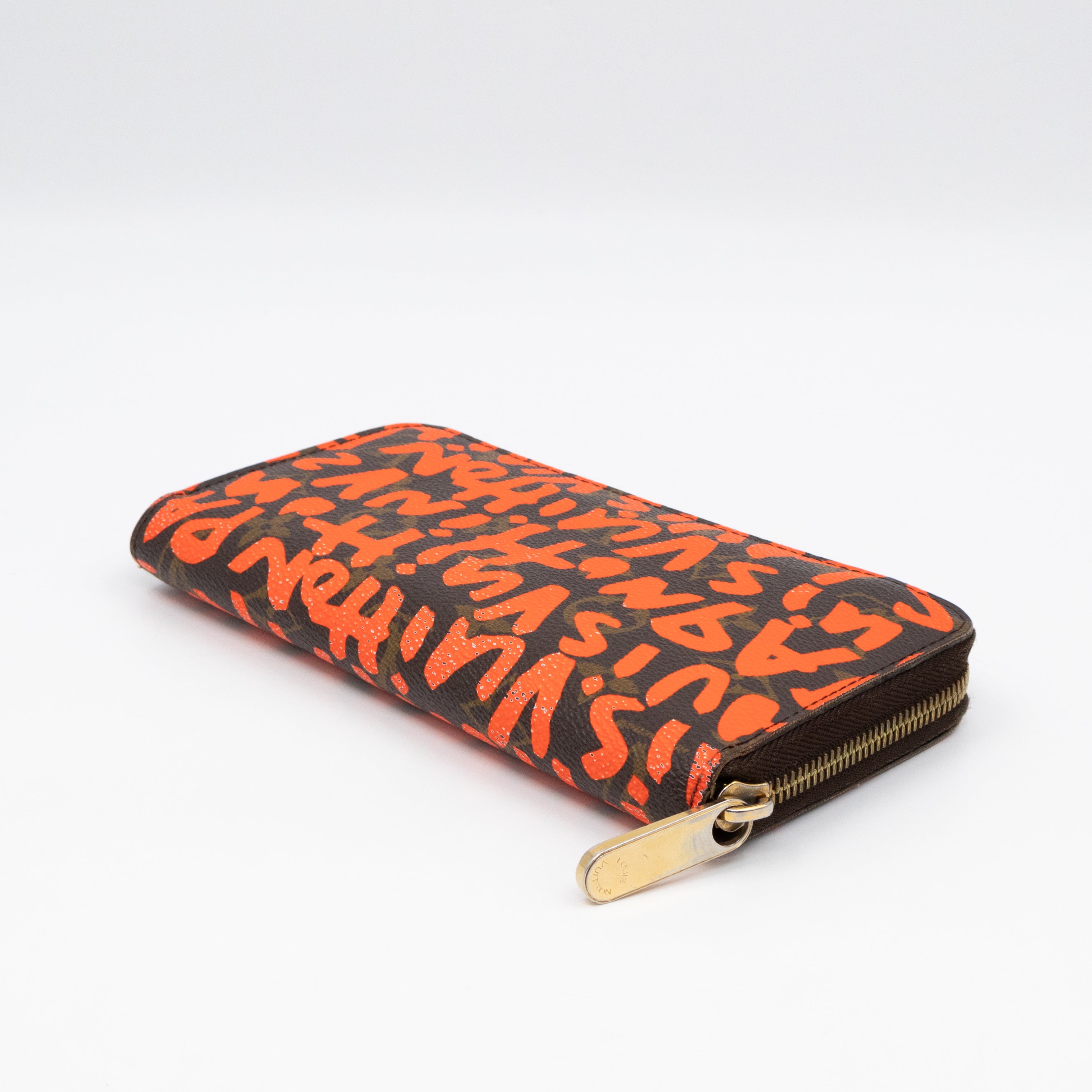 Zippy Wallet Monogram Graffiti Orange