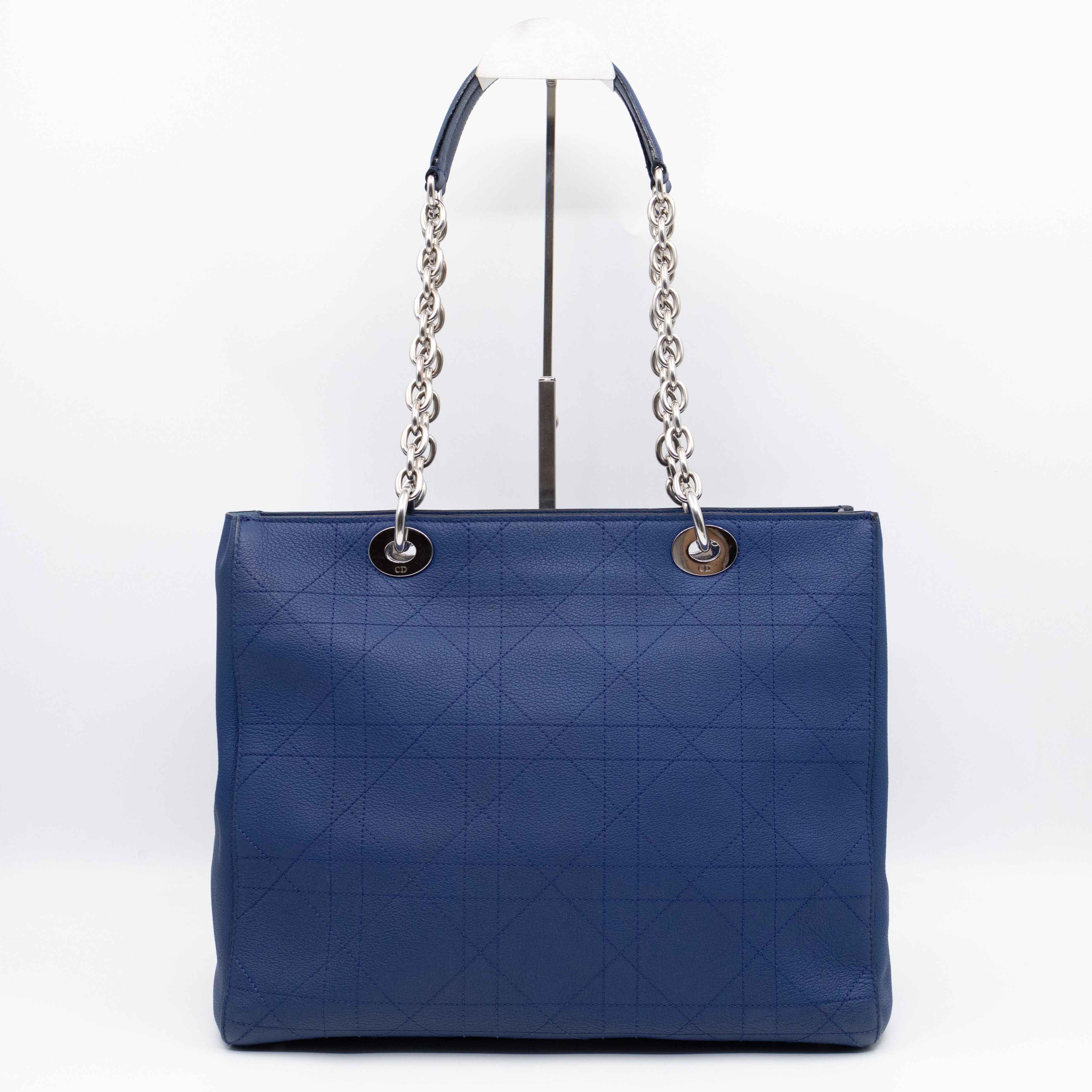 Ultradior Tote Blue Cannage Leather