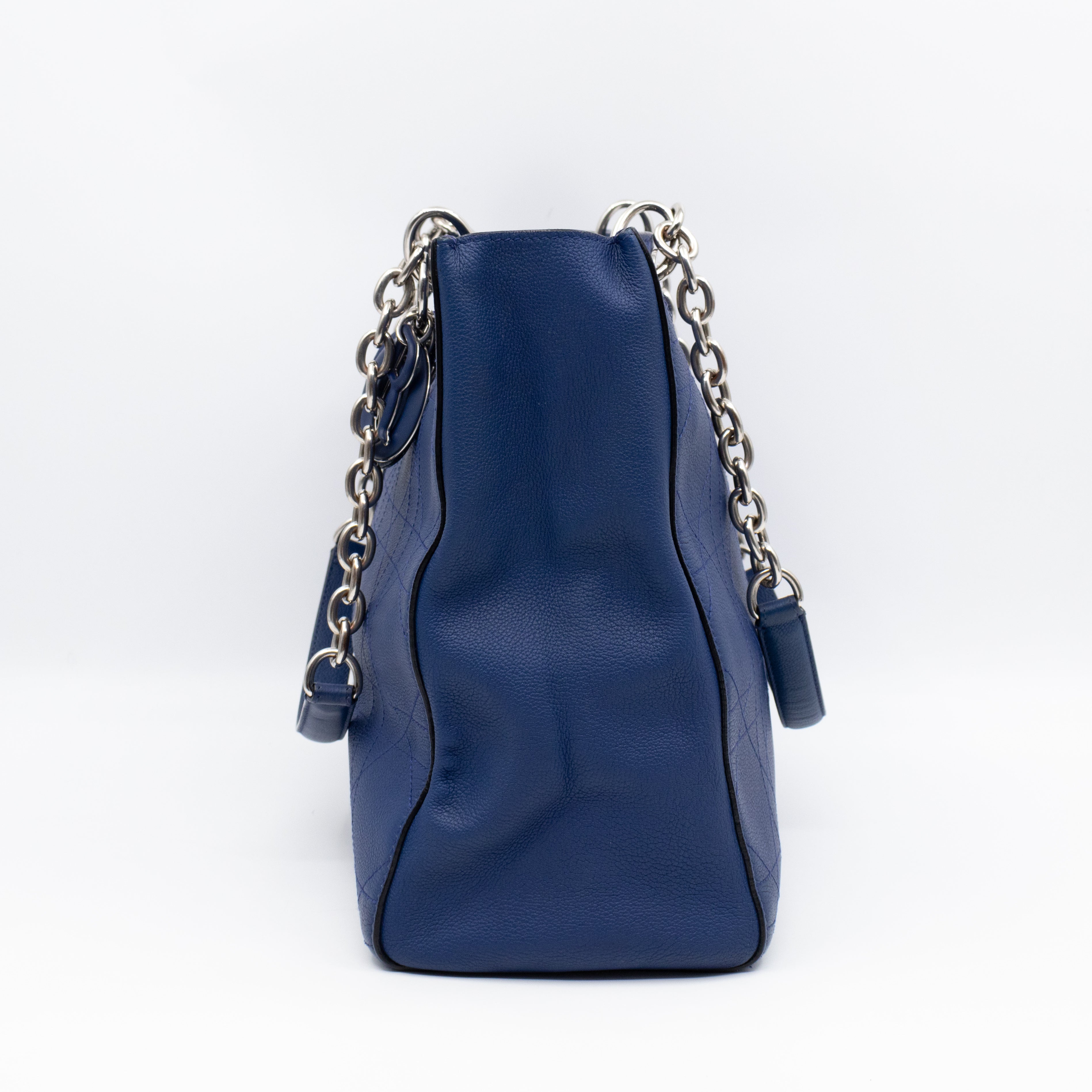 Ultradior Tote Blue Cannage Leather