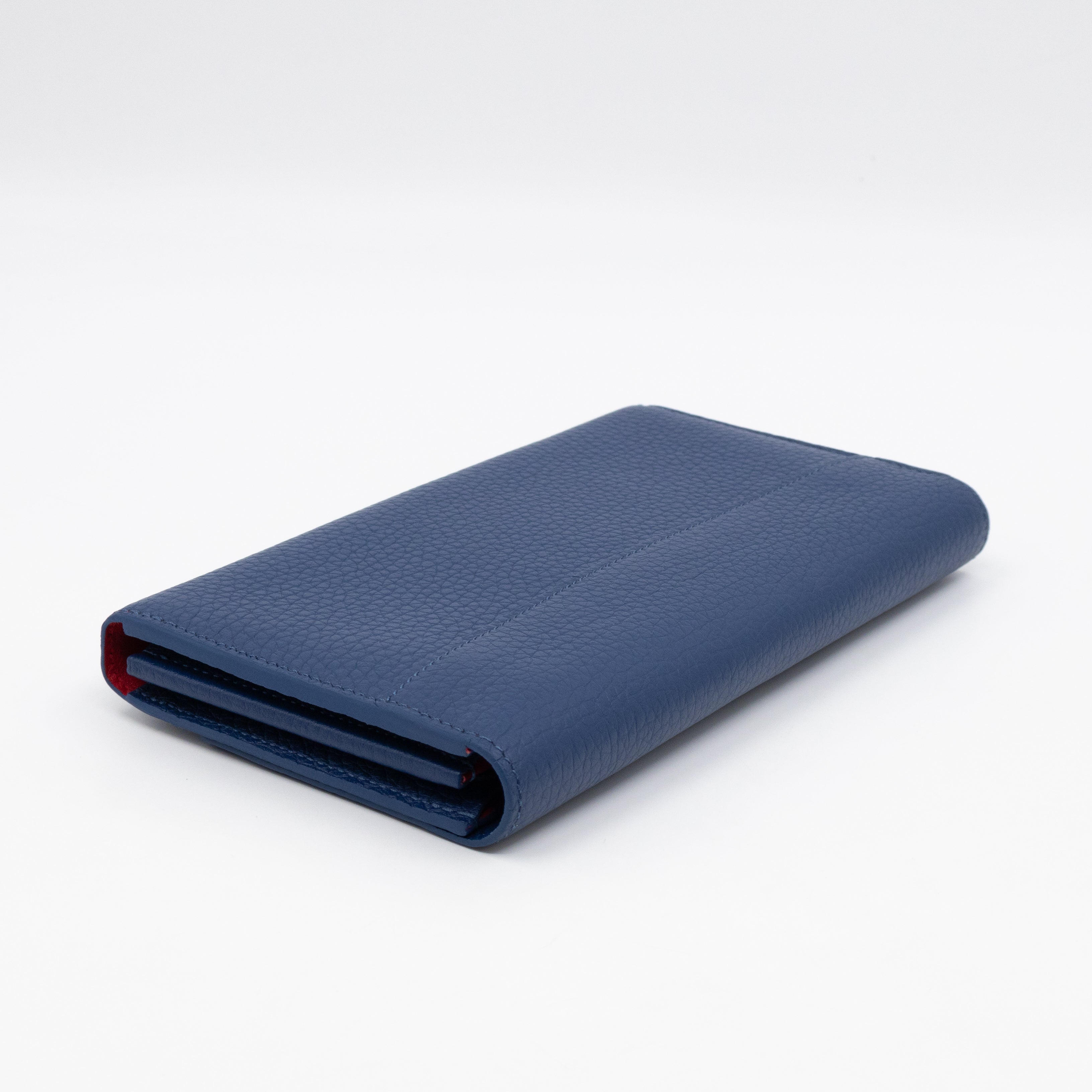 Capucines Wallet Blue Taurillon Leather