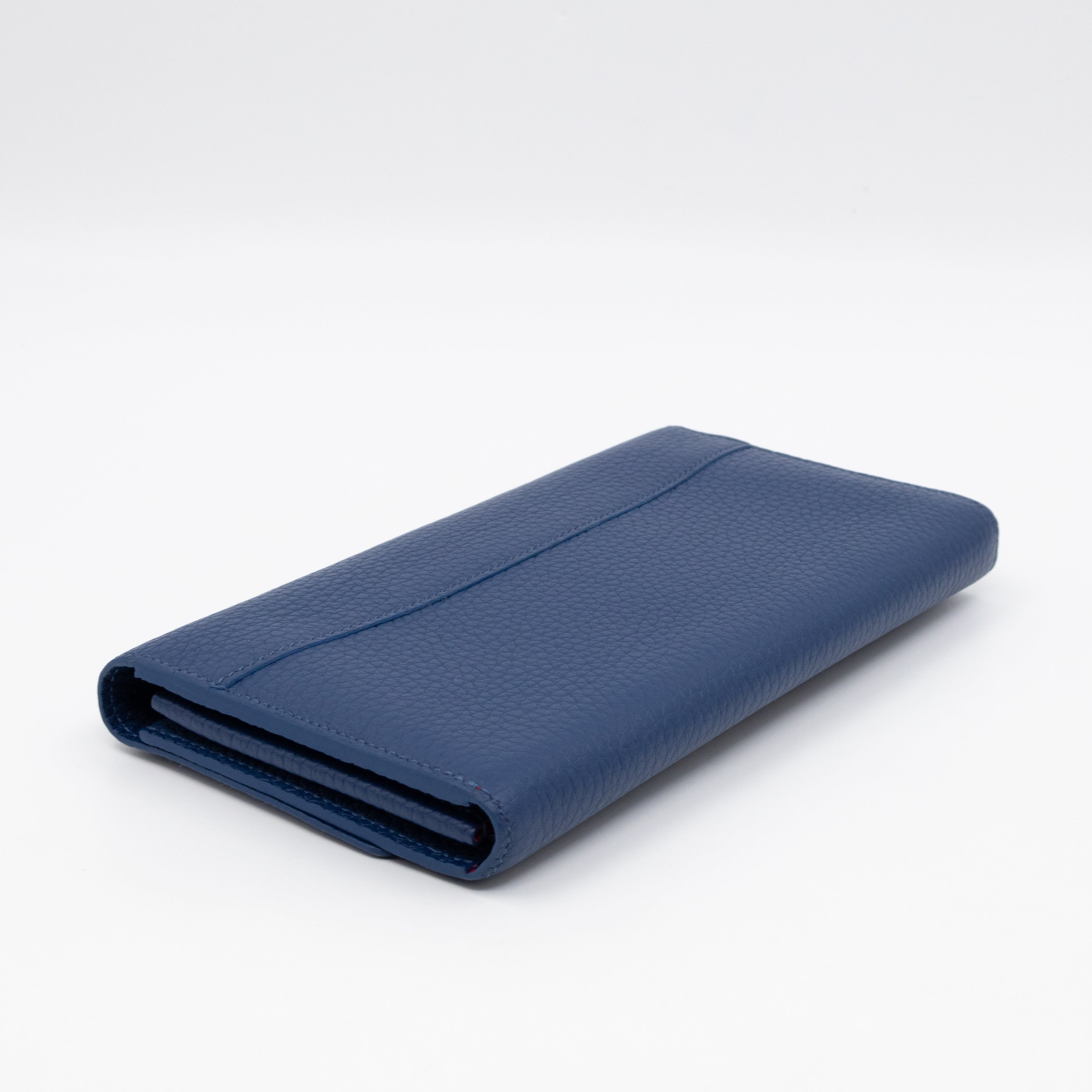 Capucines Wallet Blue Taurillon Leather