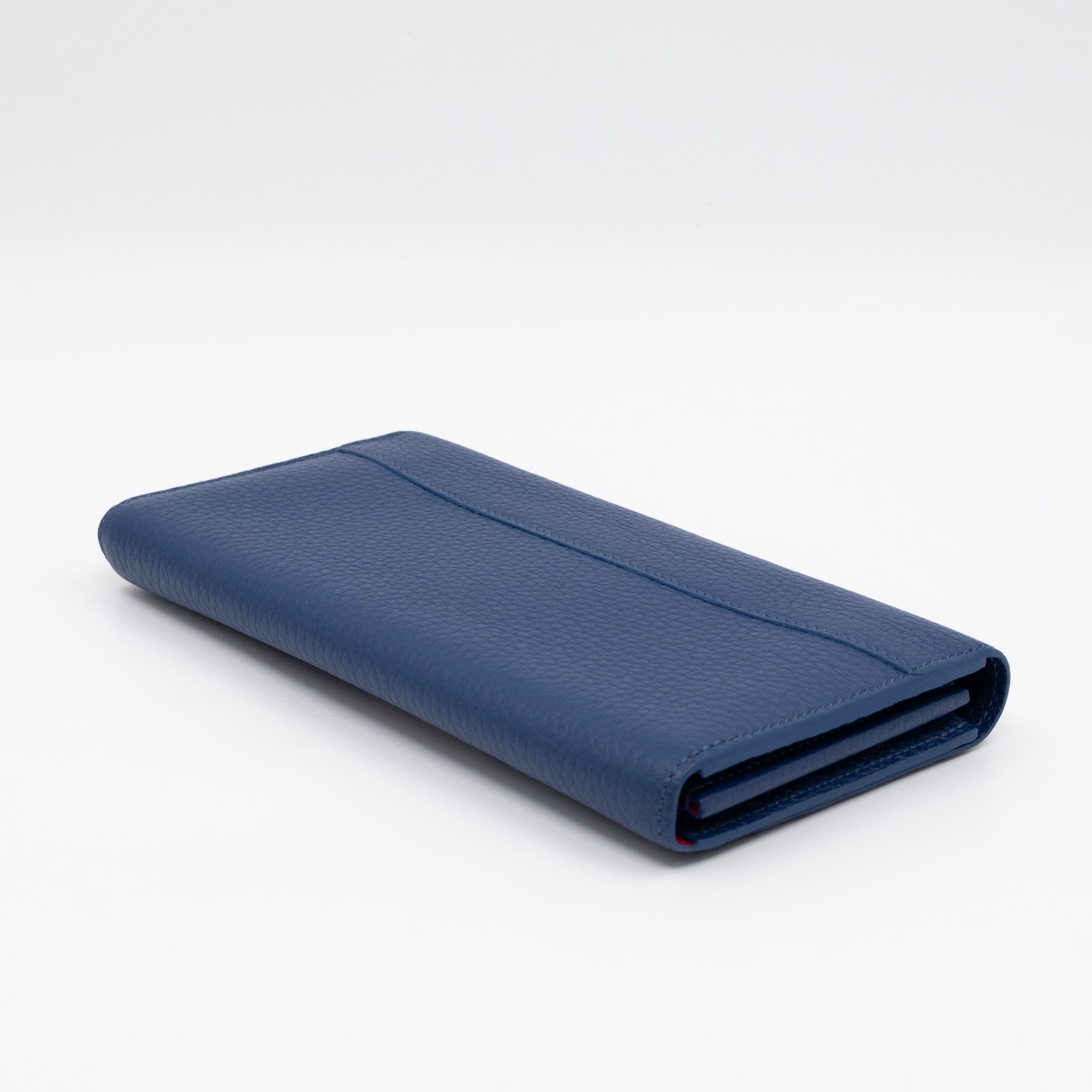 Capucines Wallet Blue Taurillon Leather