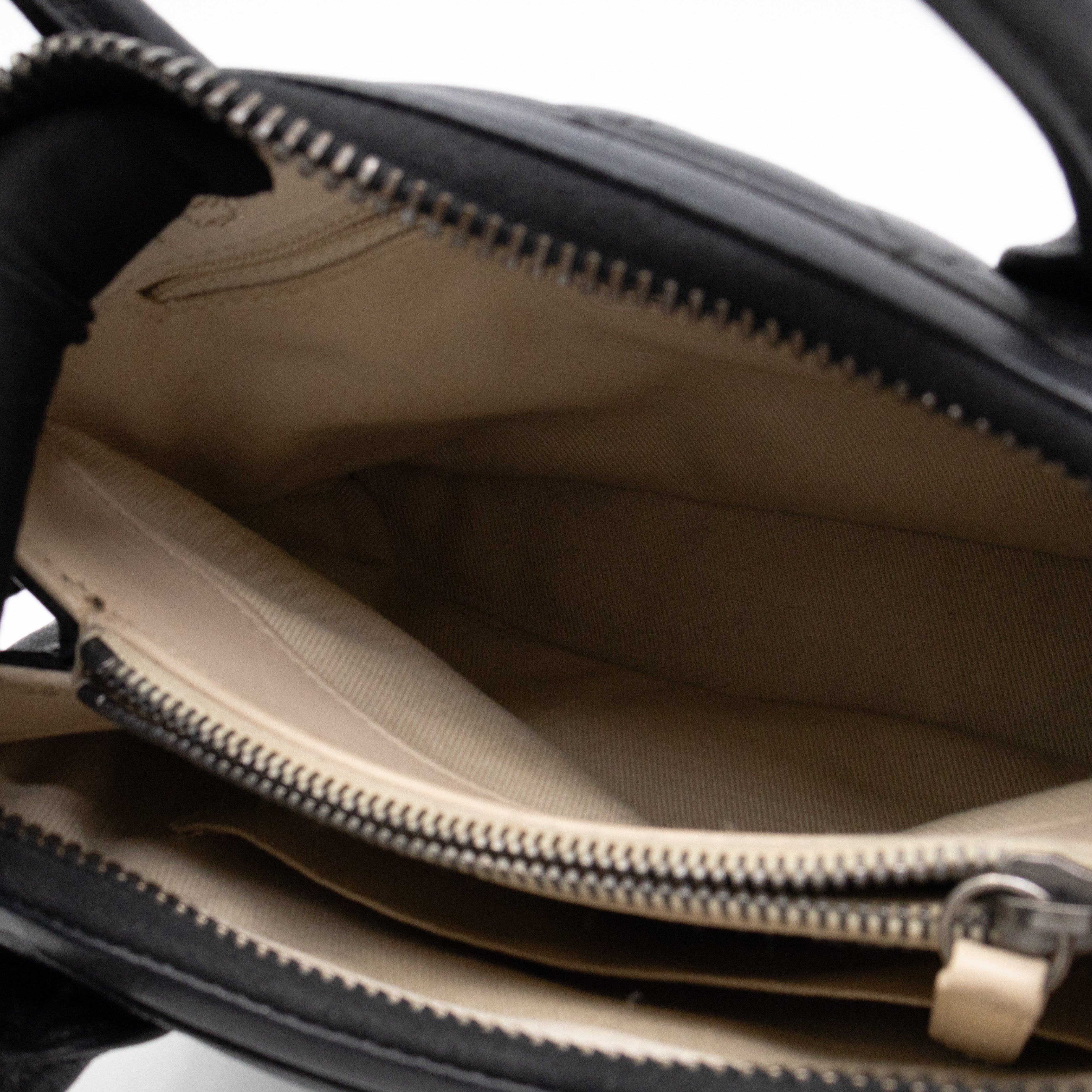 Small Boy Chained Tote Black Quilted Calfskin
