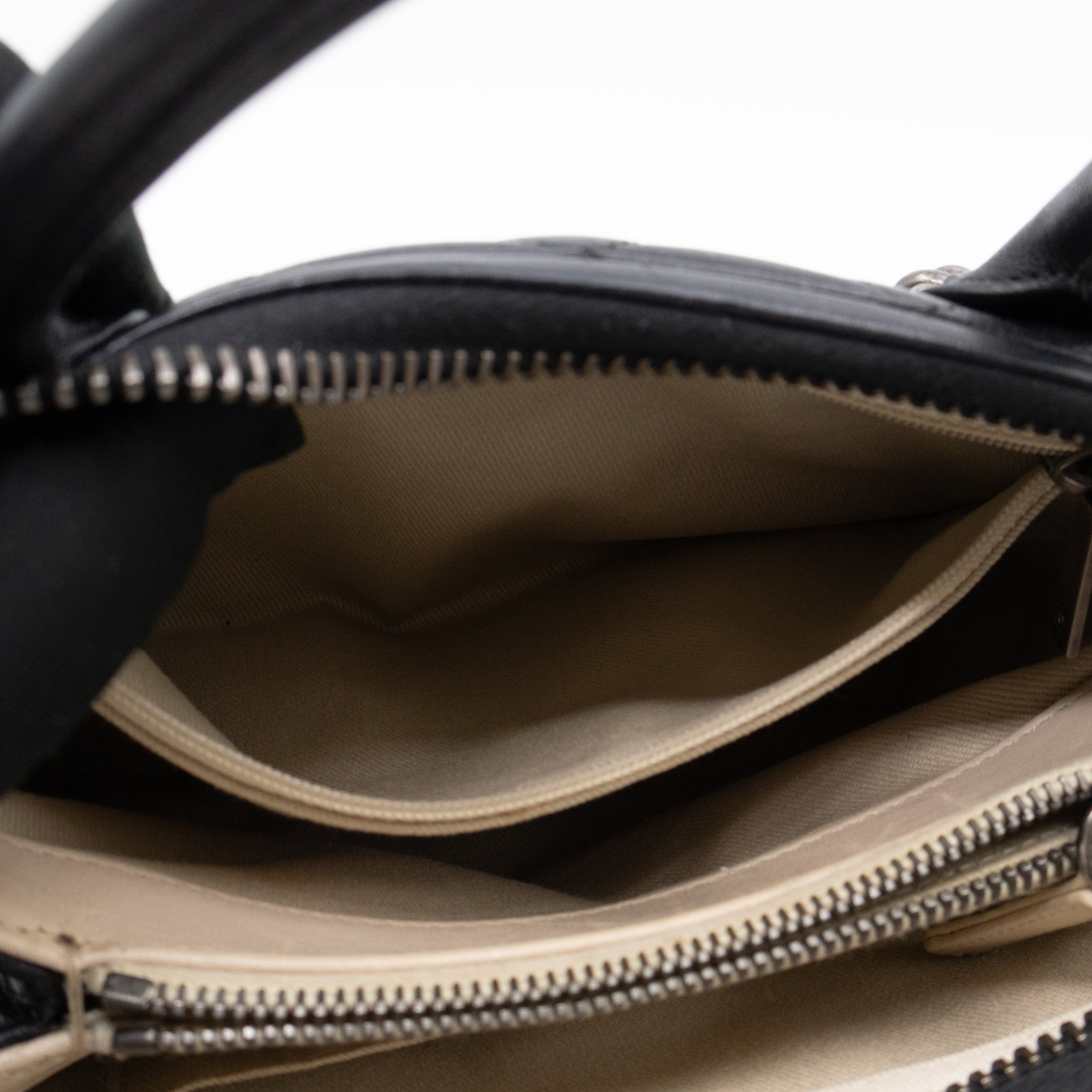 Small Boy Chained Tote Black Quilted Calfskin