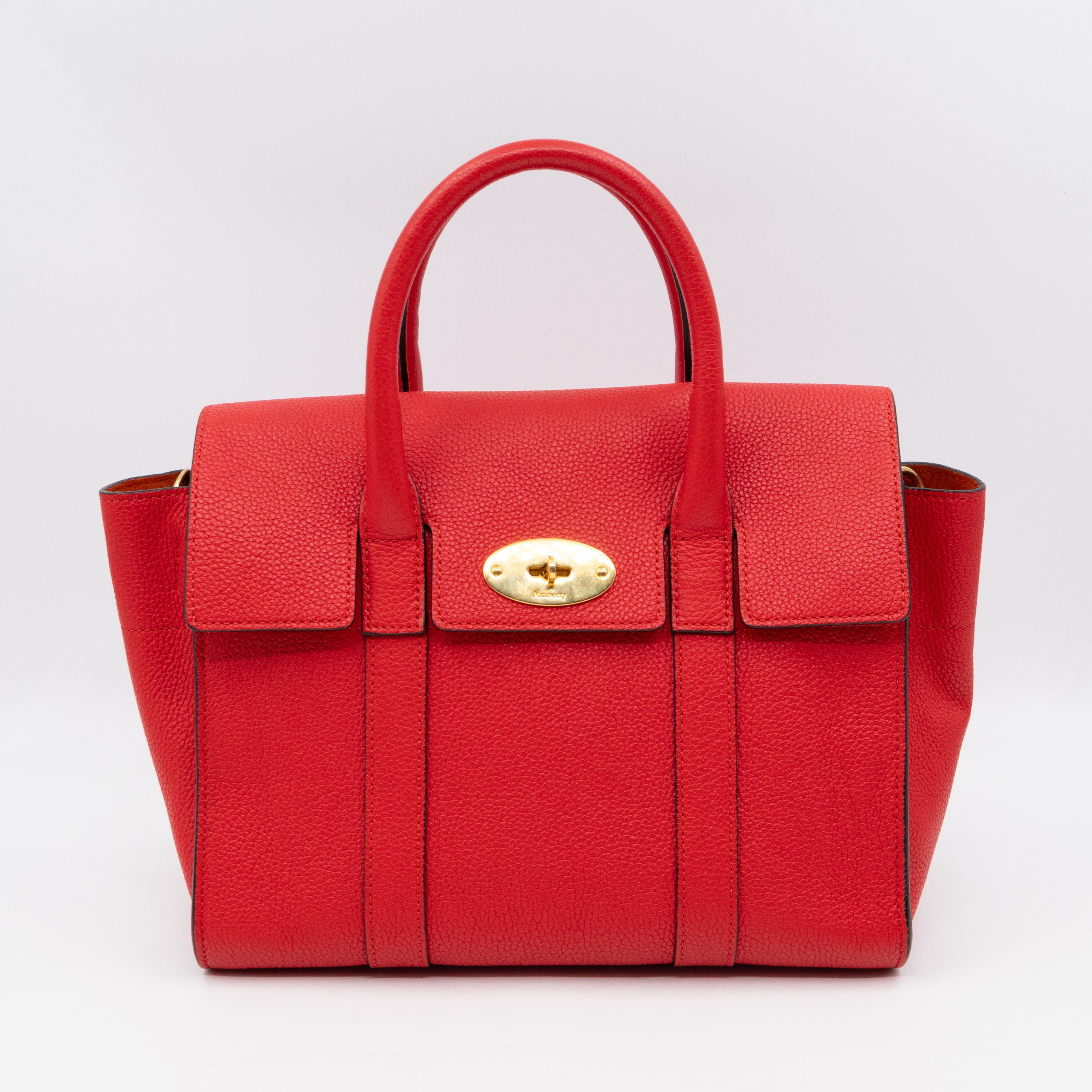 Small New Bayswater Red Leather