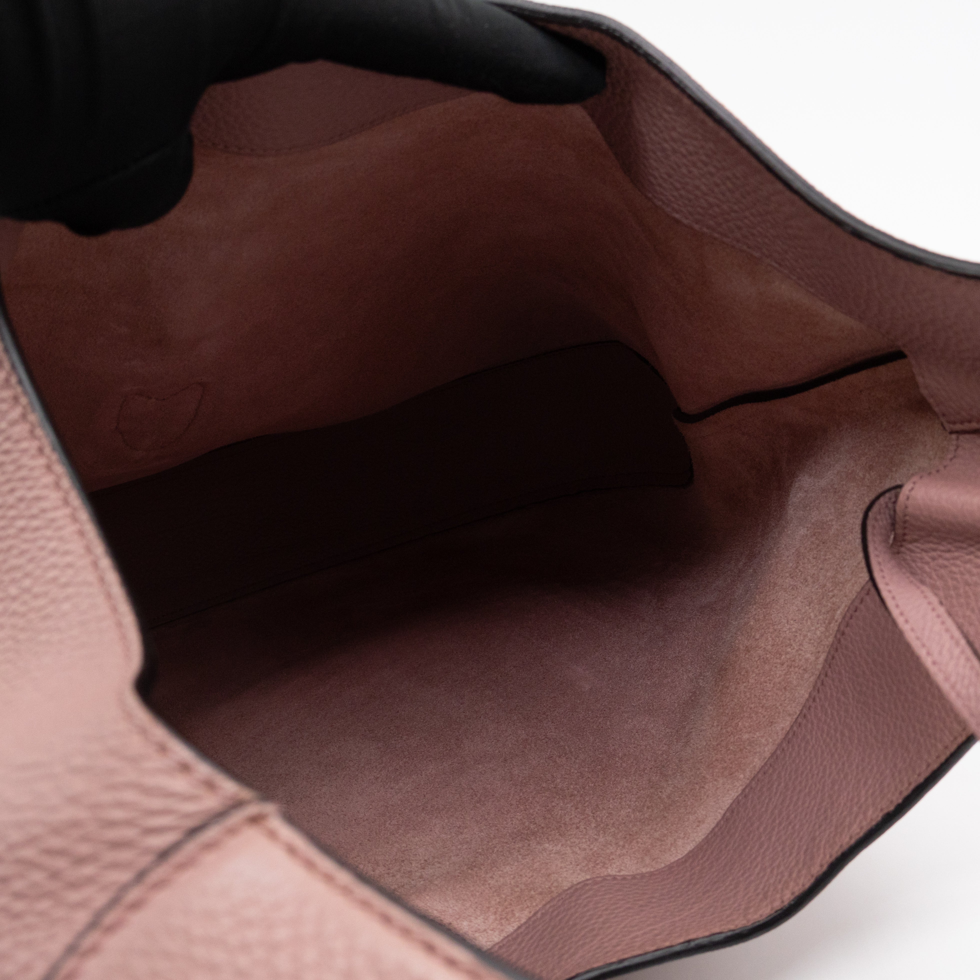 Jackie Large Hobo Bag Rosy Phard Leather