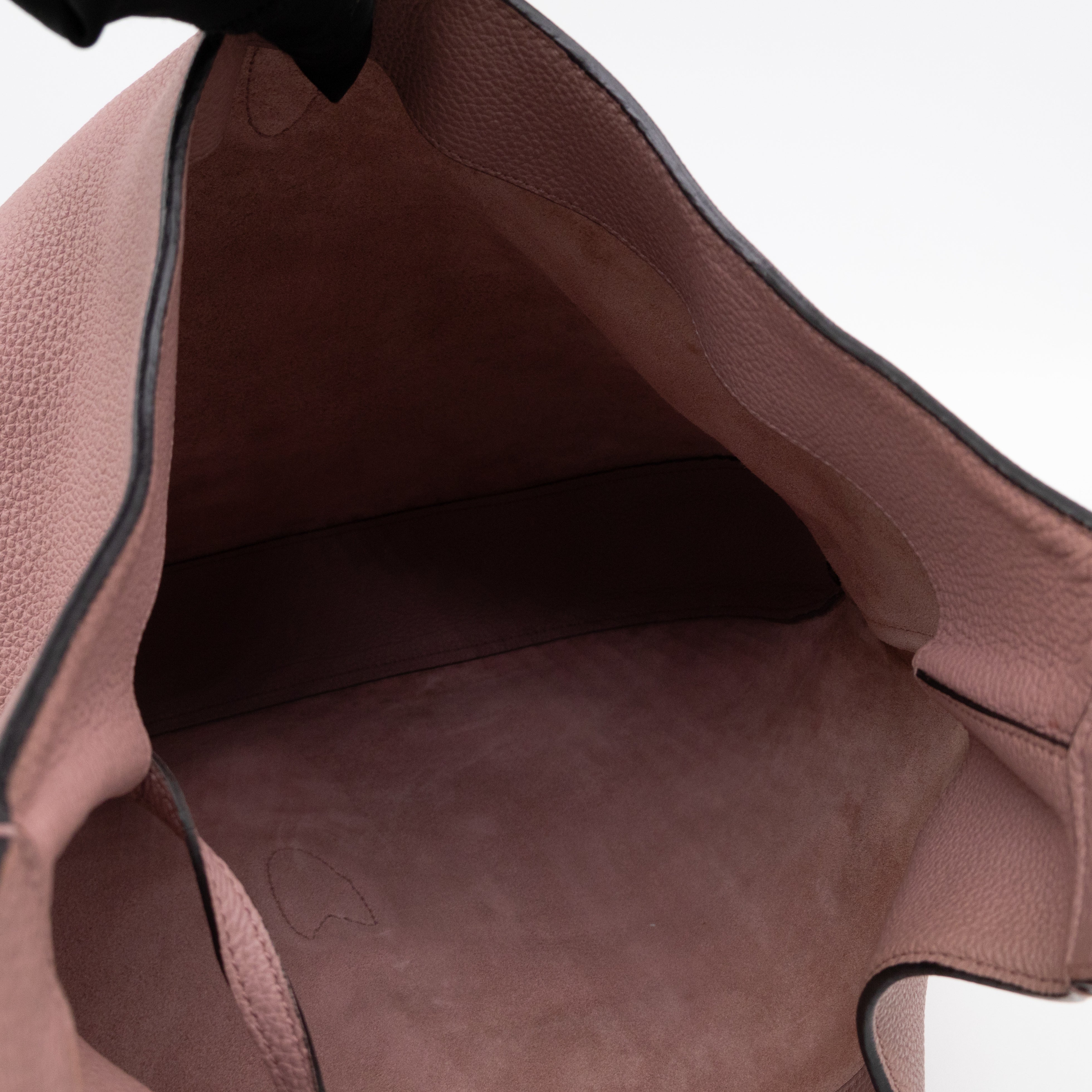 Jackie Large Hobo Bag Rosy Phard Leather