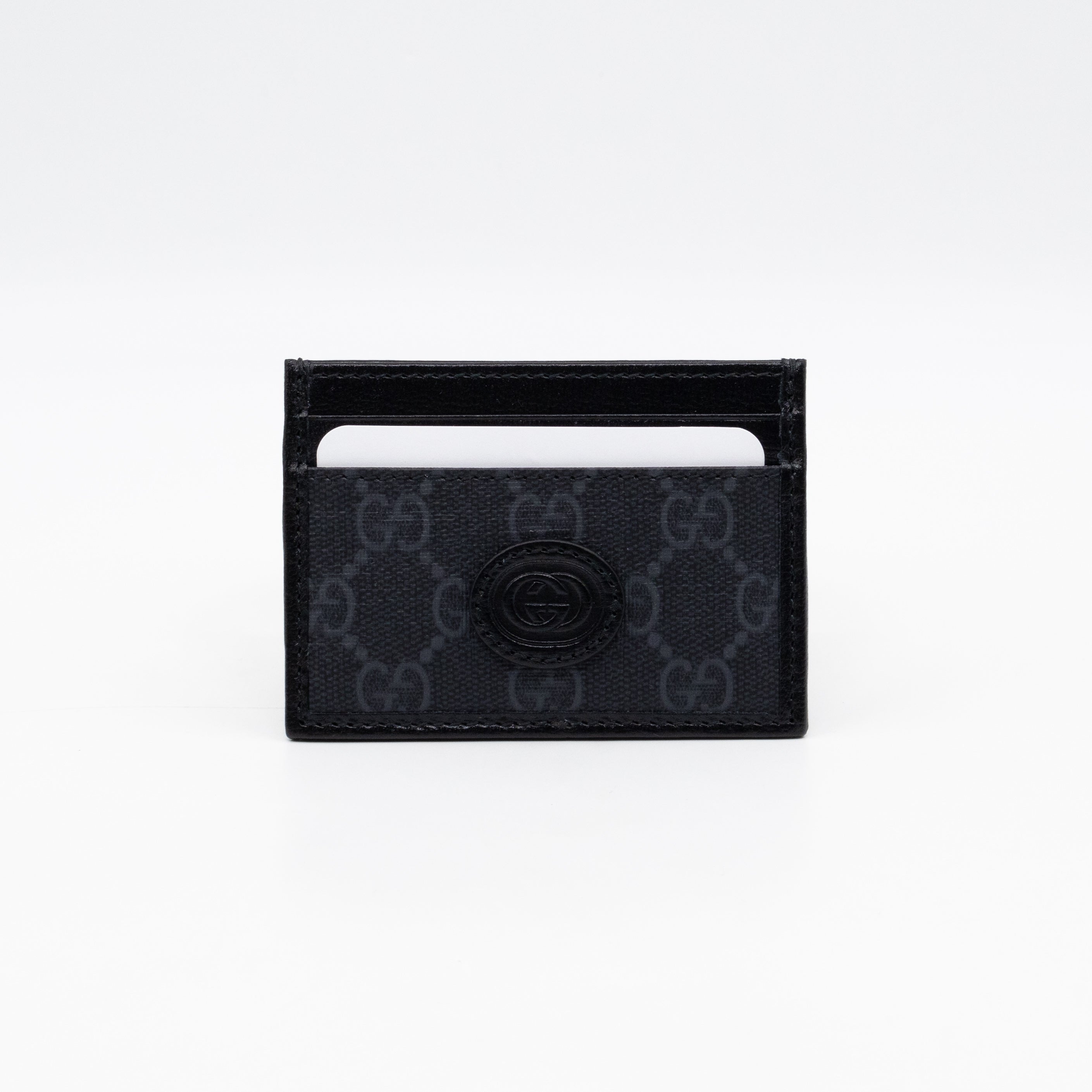 Interlocking Card Holder Black GG Supreme